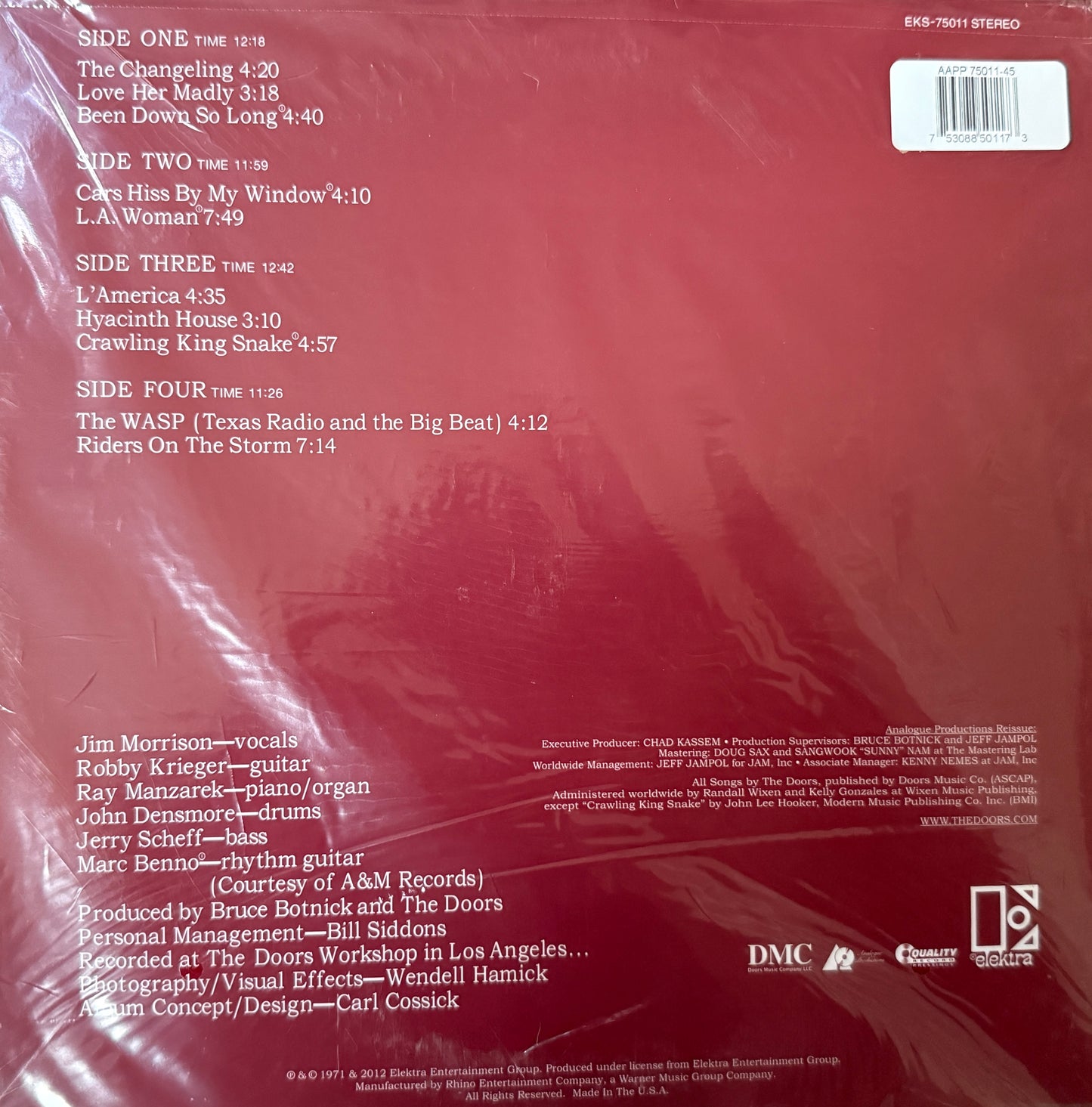 The Doors - LA Woman (AP 45) Sealed