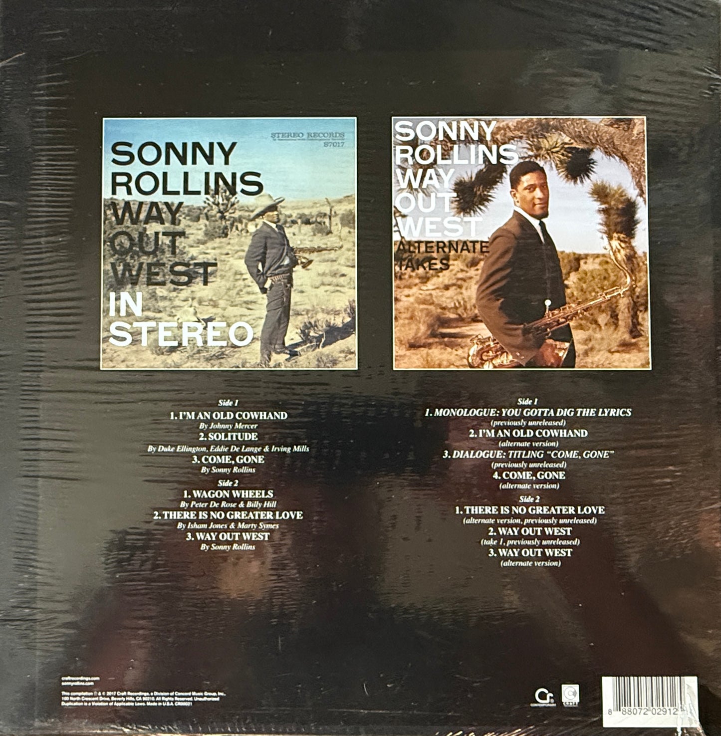 Sonny Rollins - Way Out West (60th Deluxe Anniversary Box Set 2XLP) Factory Sealed
