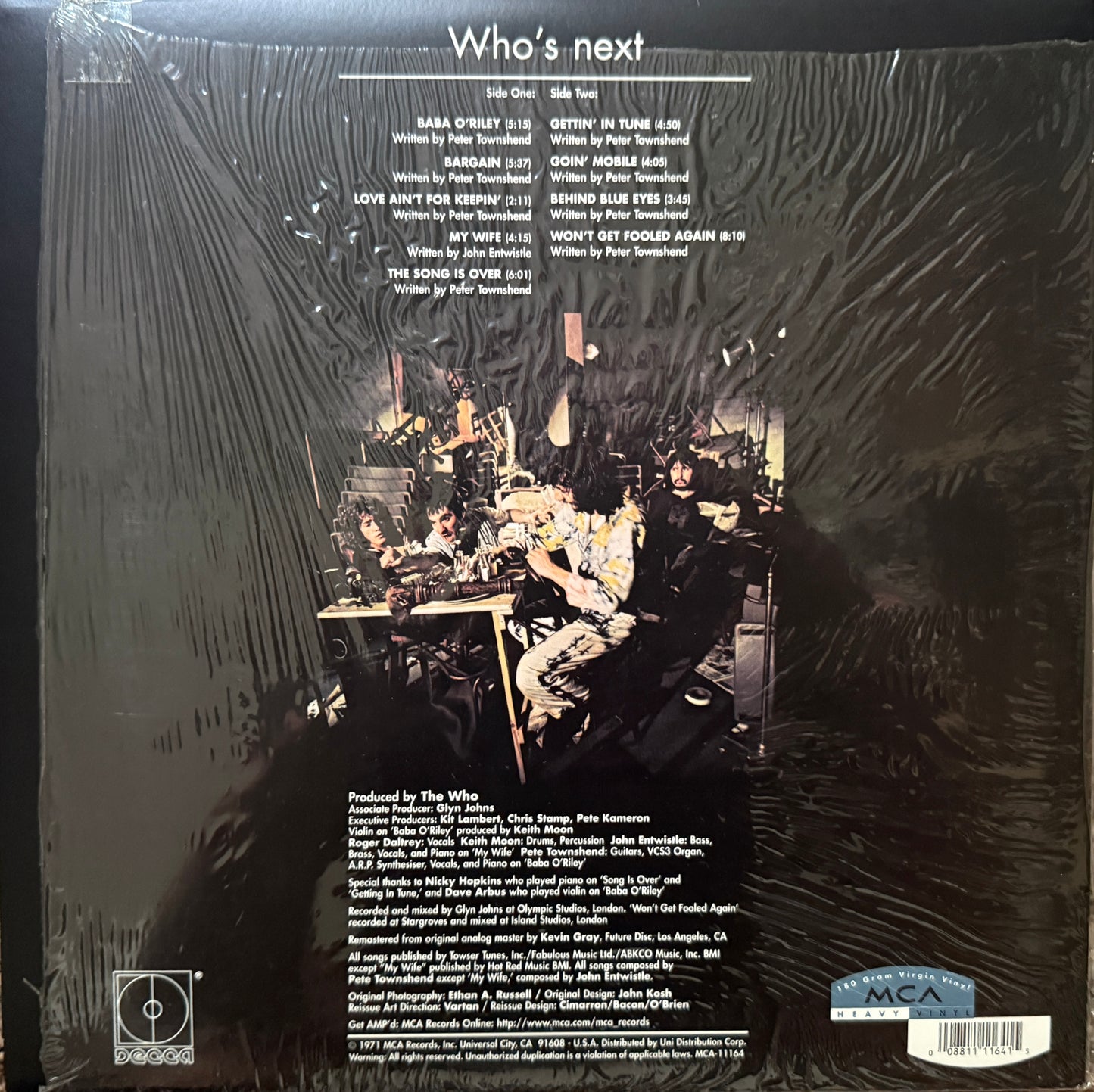 Who - Who’s Next (1995 MCA Heavy Vinyl) Kevin Gray