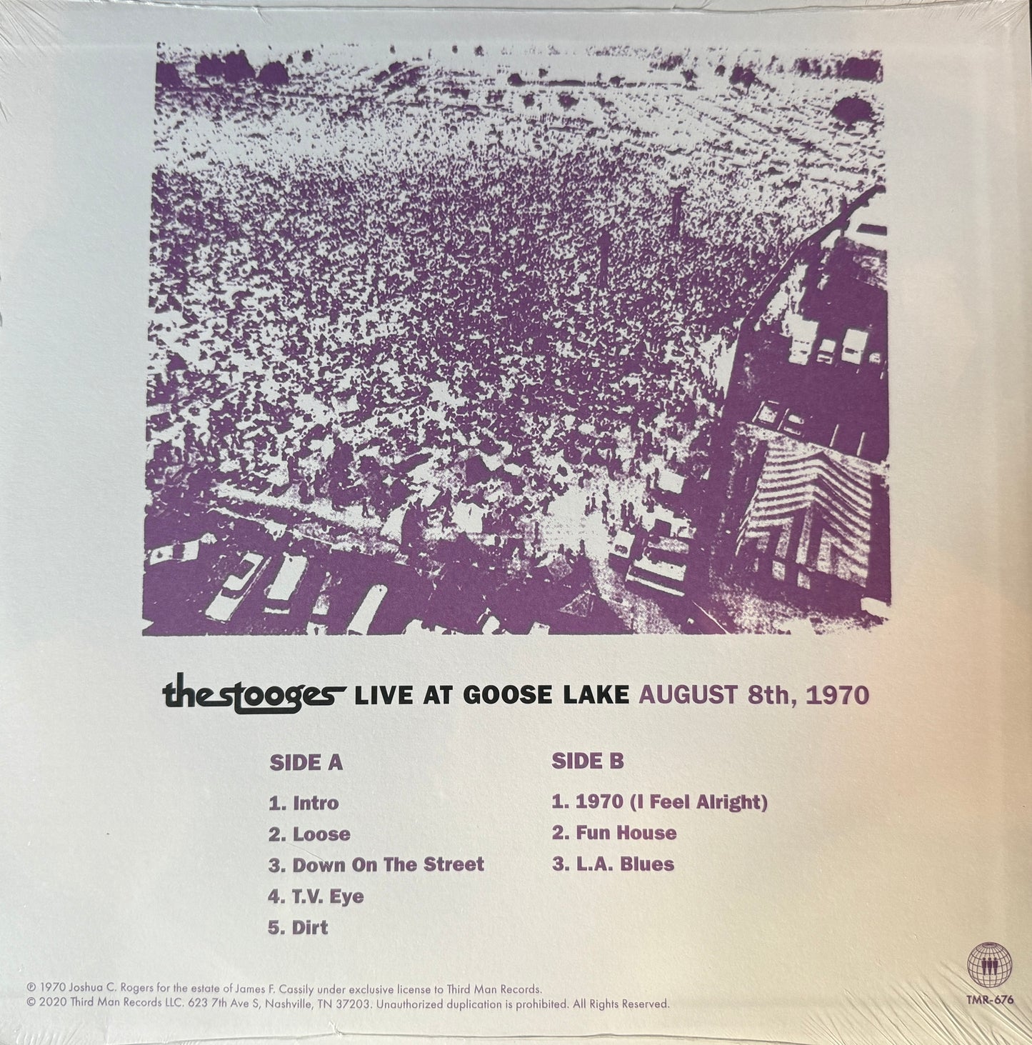 The Stooges - Live At Goose Lake (Third Man Press)