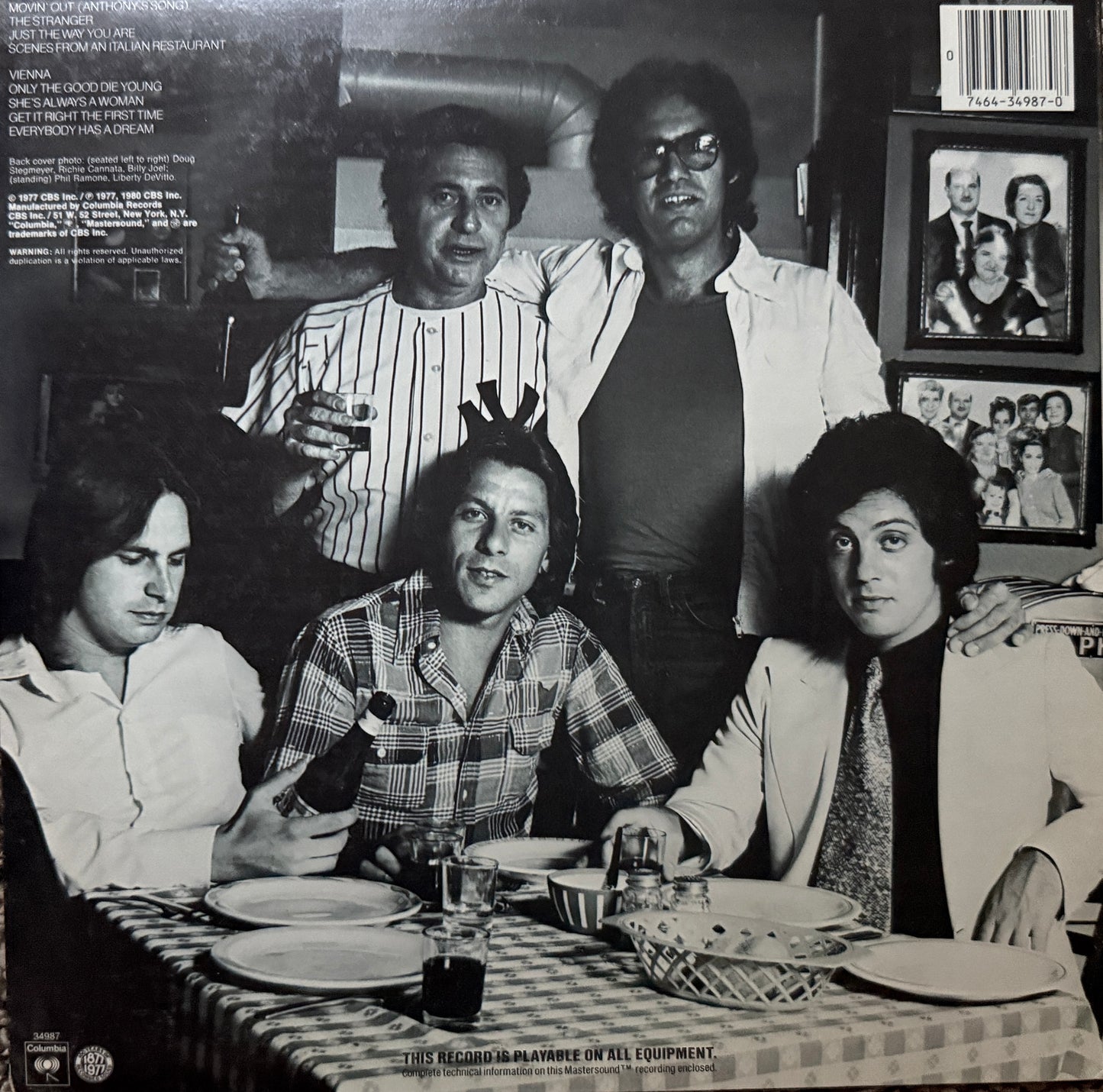 Billy Joel - The Stranger (CBS Half Speed Mastered)