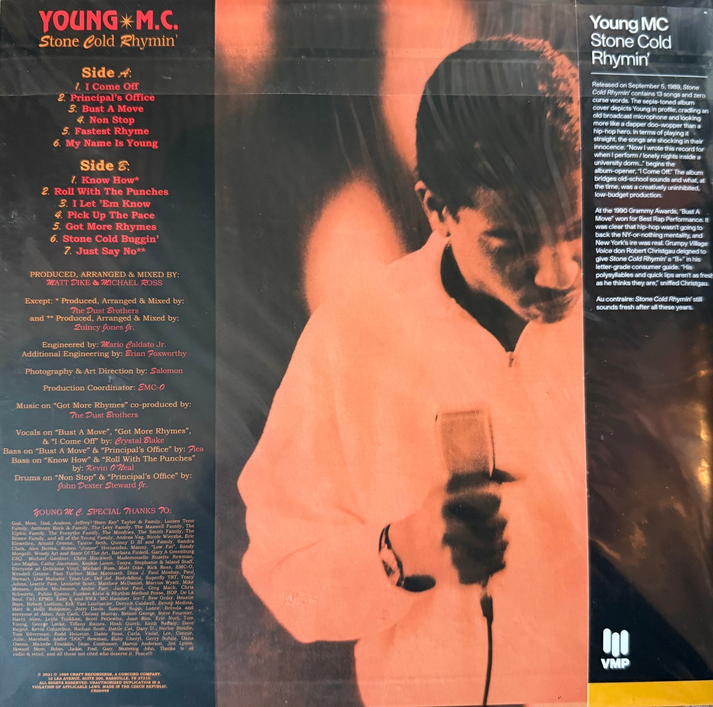 Young MC - Stone Cold Rhymin’ (VMP) Factory Sealed