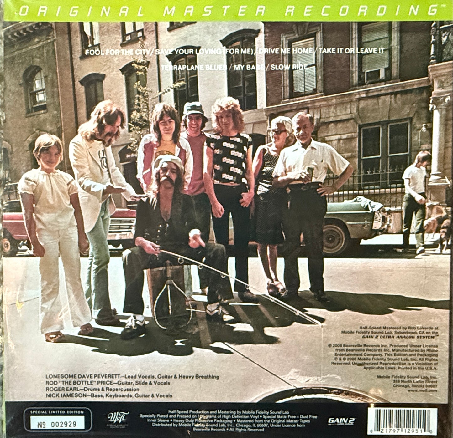 Foghat - Fool For The City (MFSL) Factory Sealed