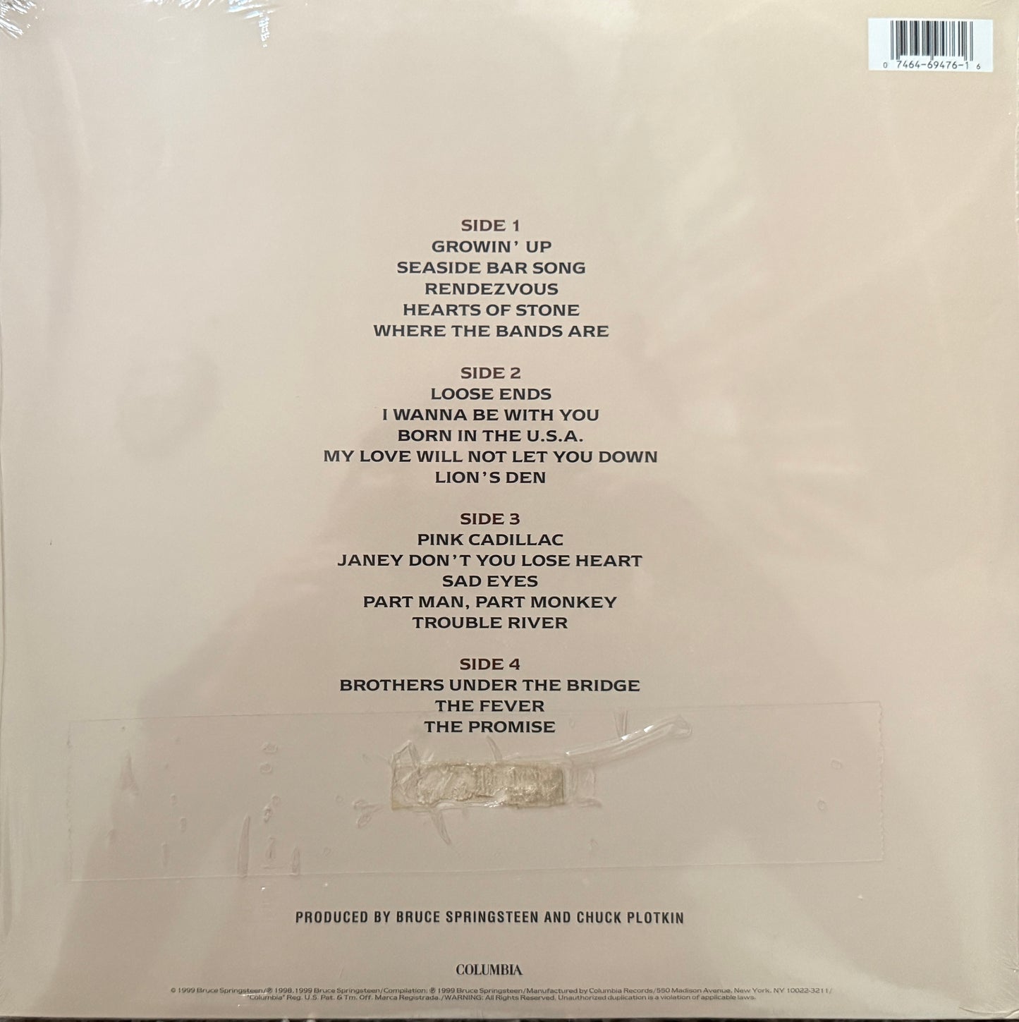 Bruce Springsteen - 18 Tracks (1999 U.S. Press) Factory Sealed