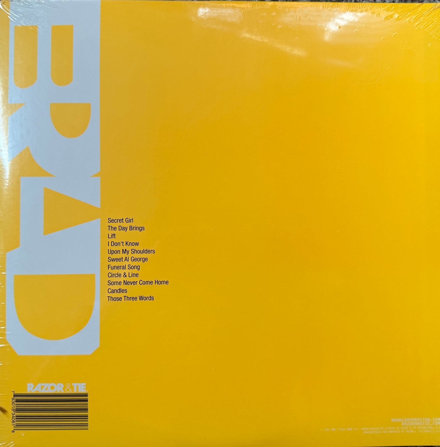 Brad - Interiors ( W/ 7”) Sealed