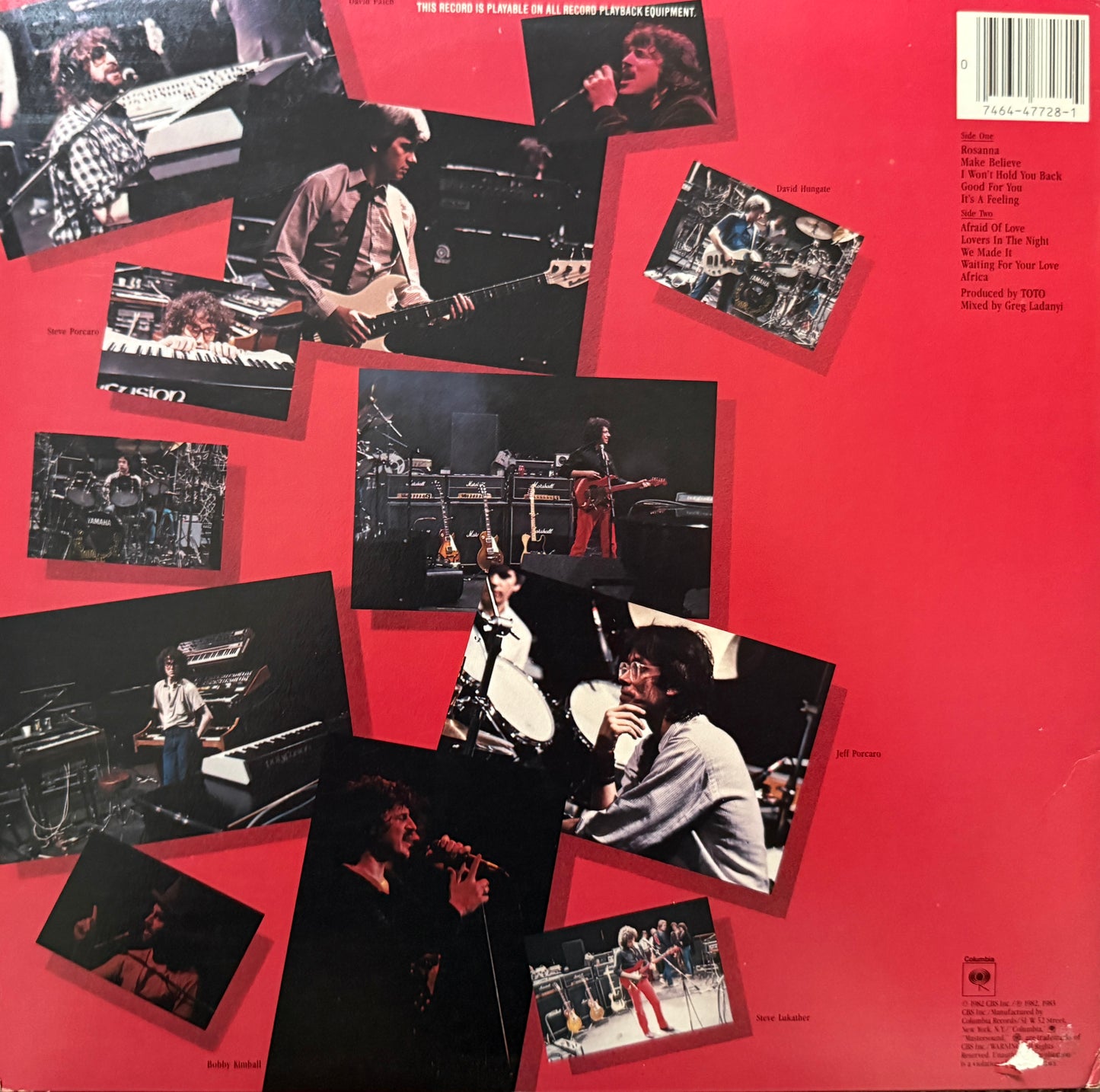 Toto - IV (CBS Half Speed Mastered)