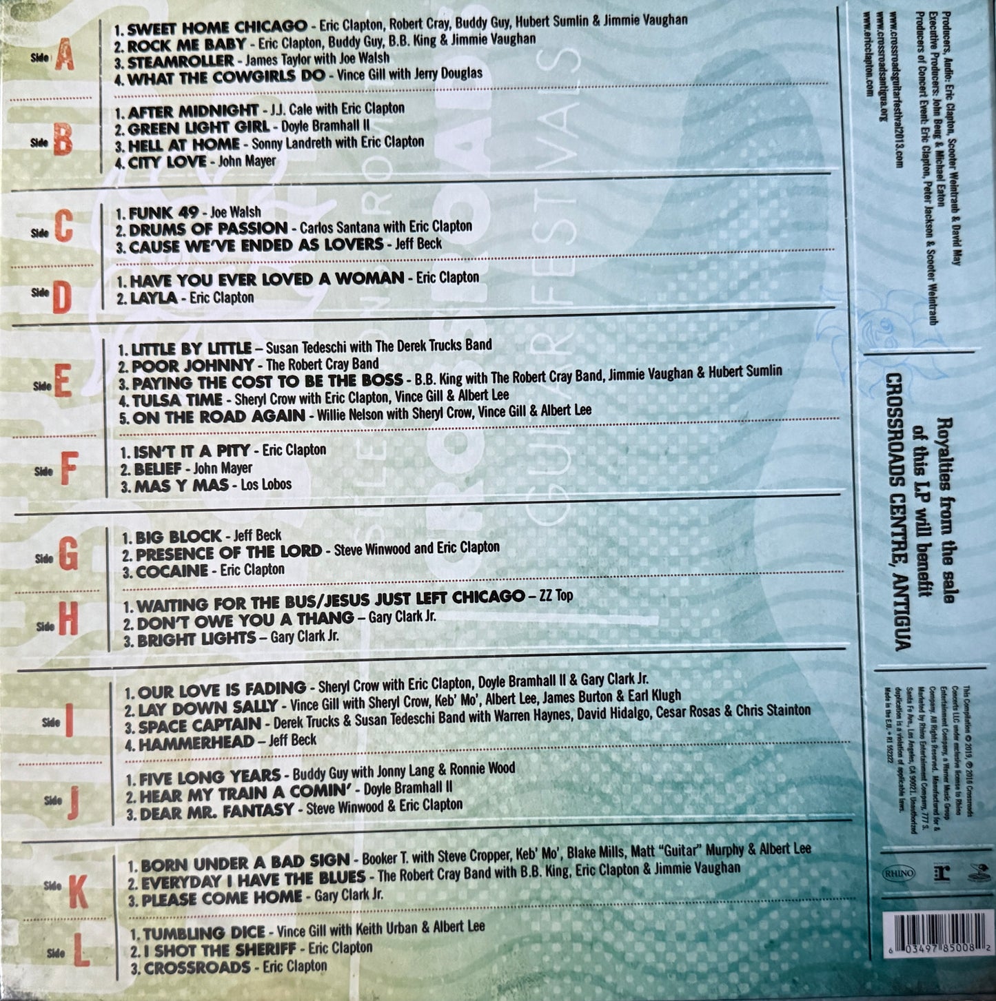 Eric Clapton And Guests - Crossroads Revisited (6XLP Boxset) Factory Sealed