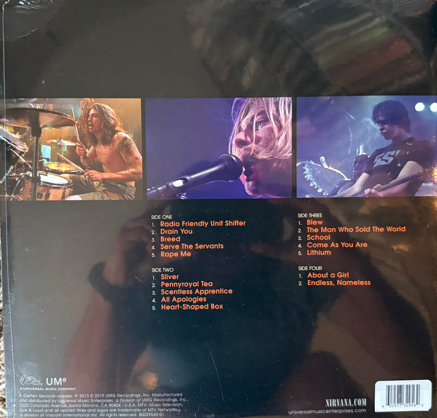 Nirvana - Live and Loud (2XLP Color Vinyl) Factory Sealed