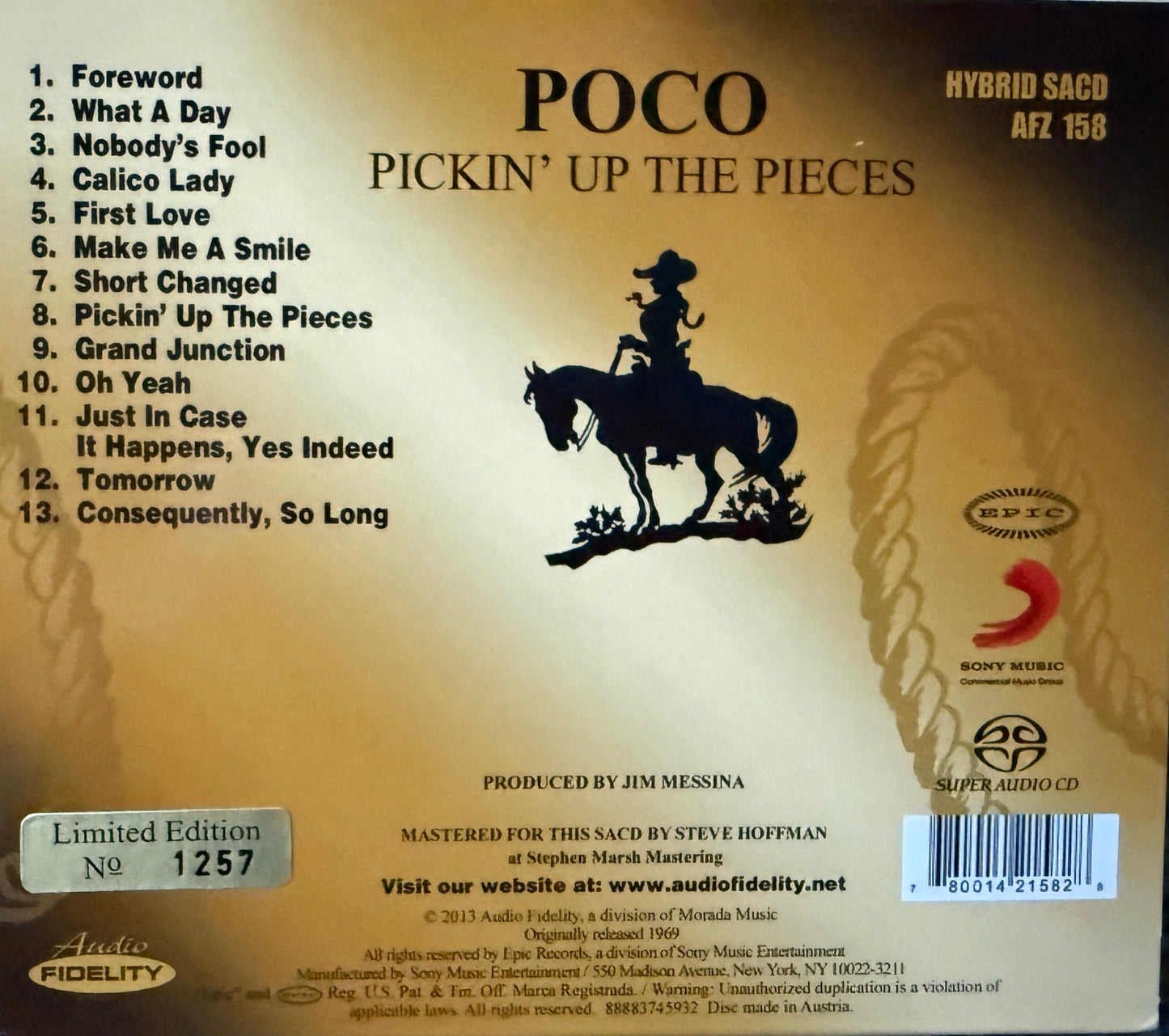 Poco - Pickin’ Up The Pieces (Audio Fidelity SACD)