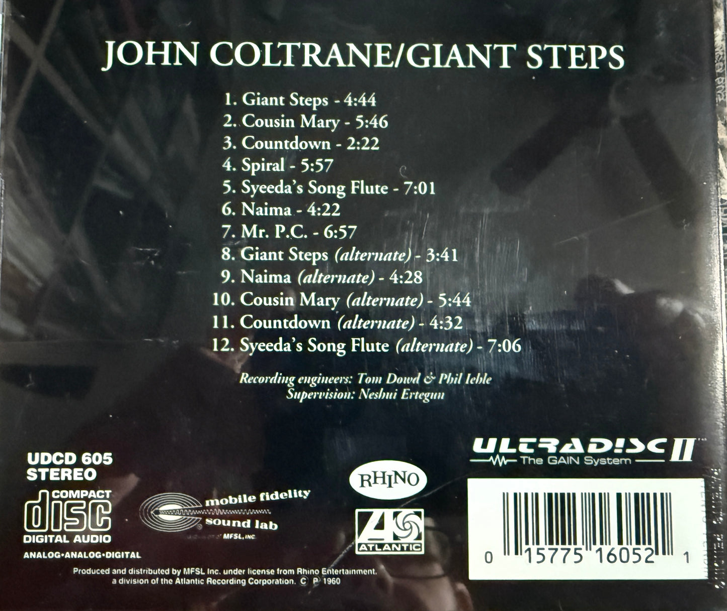 John Coltrane - Giant Steps (Mobile Fidelity 24K Gold CD)