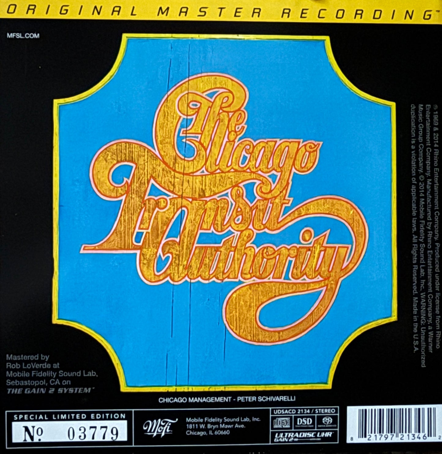 Chicago - Chicago Transit Authority (Mobile Fidelity SACD)