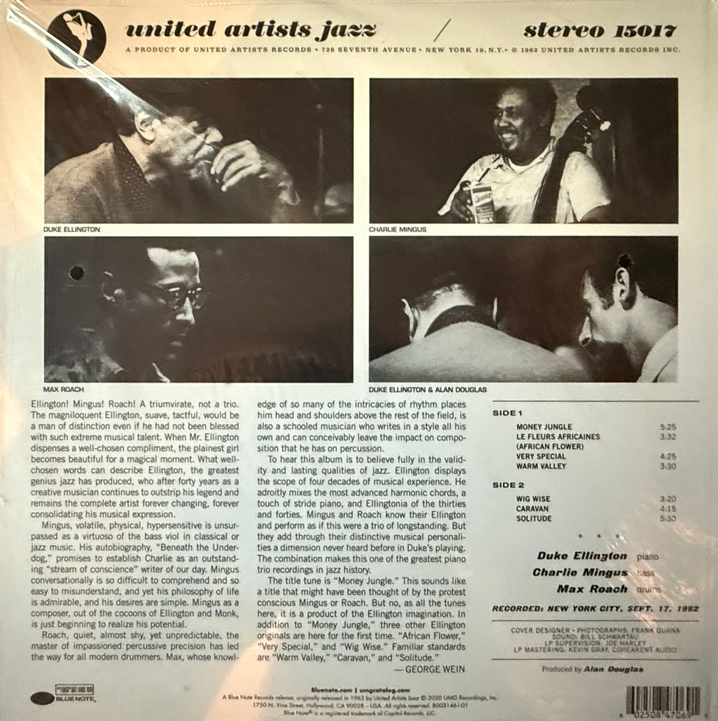 Duke Ellington - Money Jungle (Tone Poet) Factory Sealed