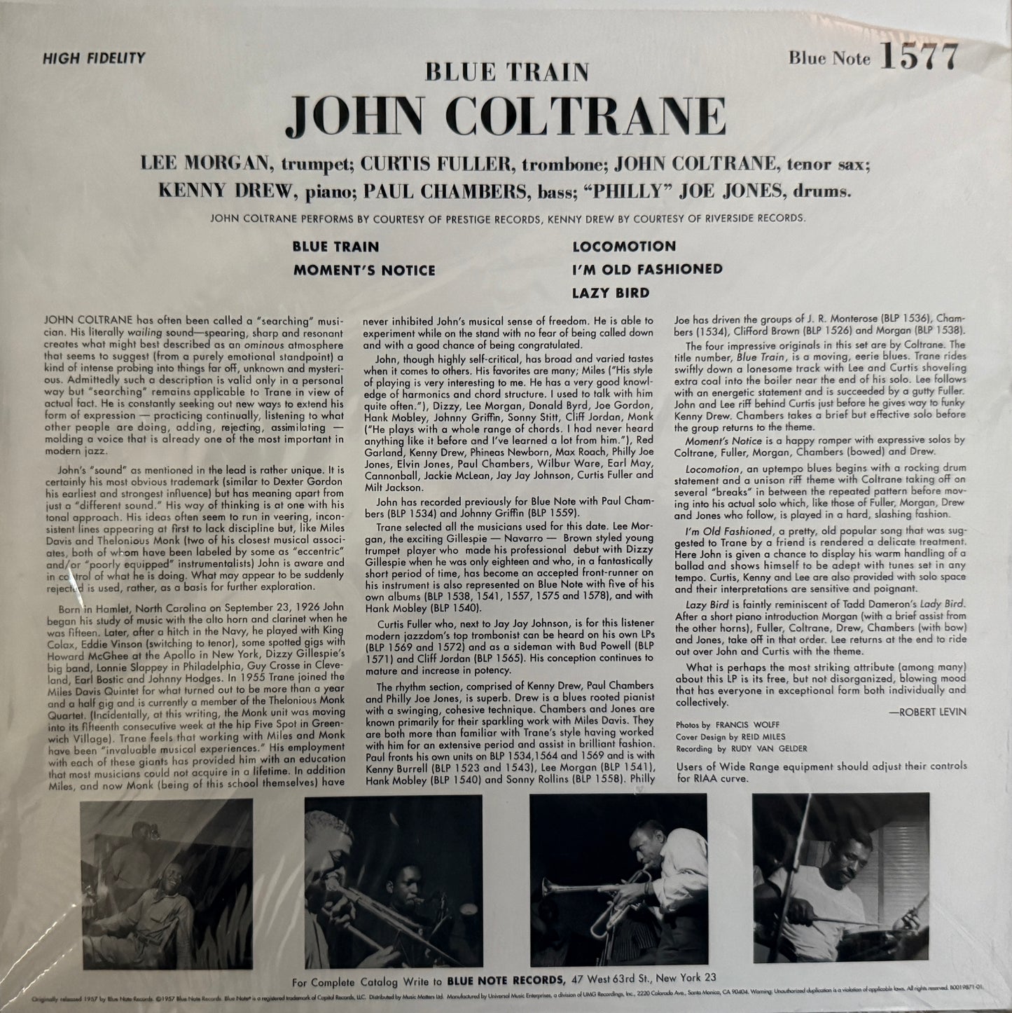 John Coltrane - Blue Train (Music Matters SRX)