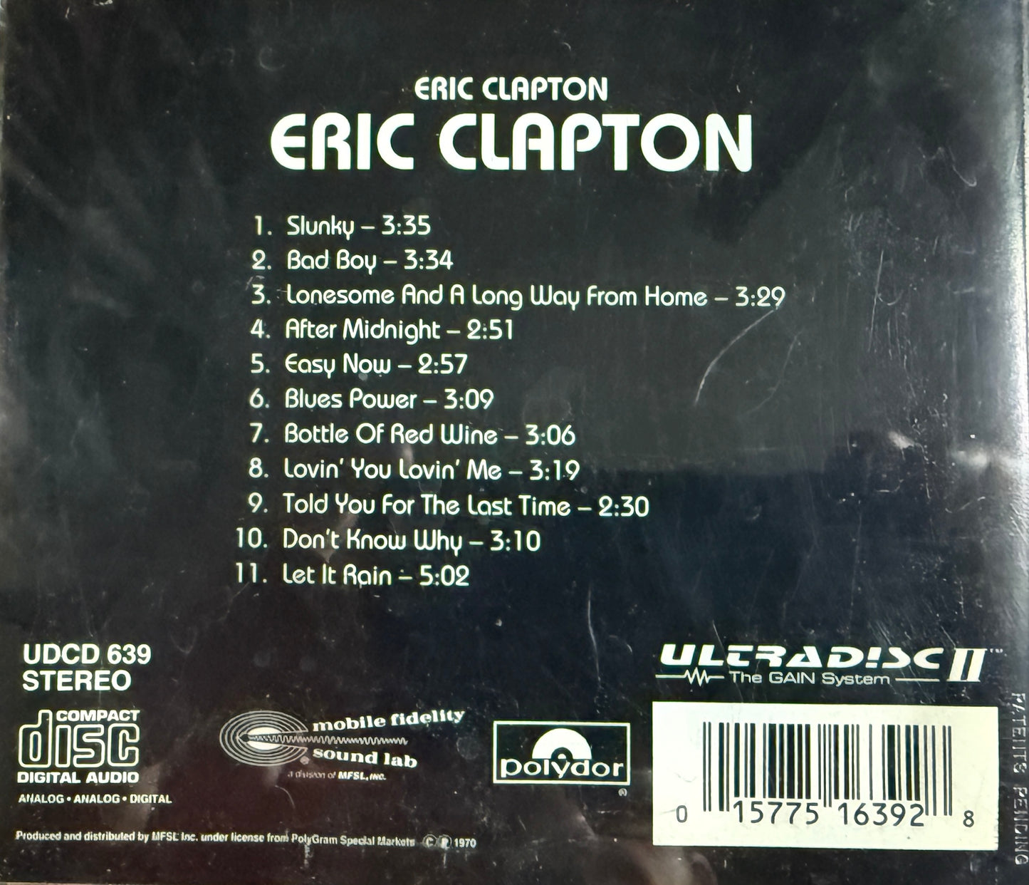 Eric Clapton - Self Titled (Mobile Fidelity 24K Gold CD)
