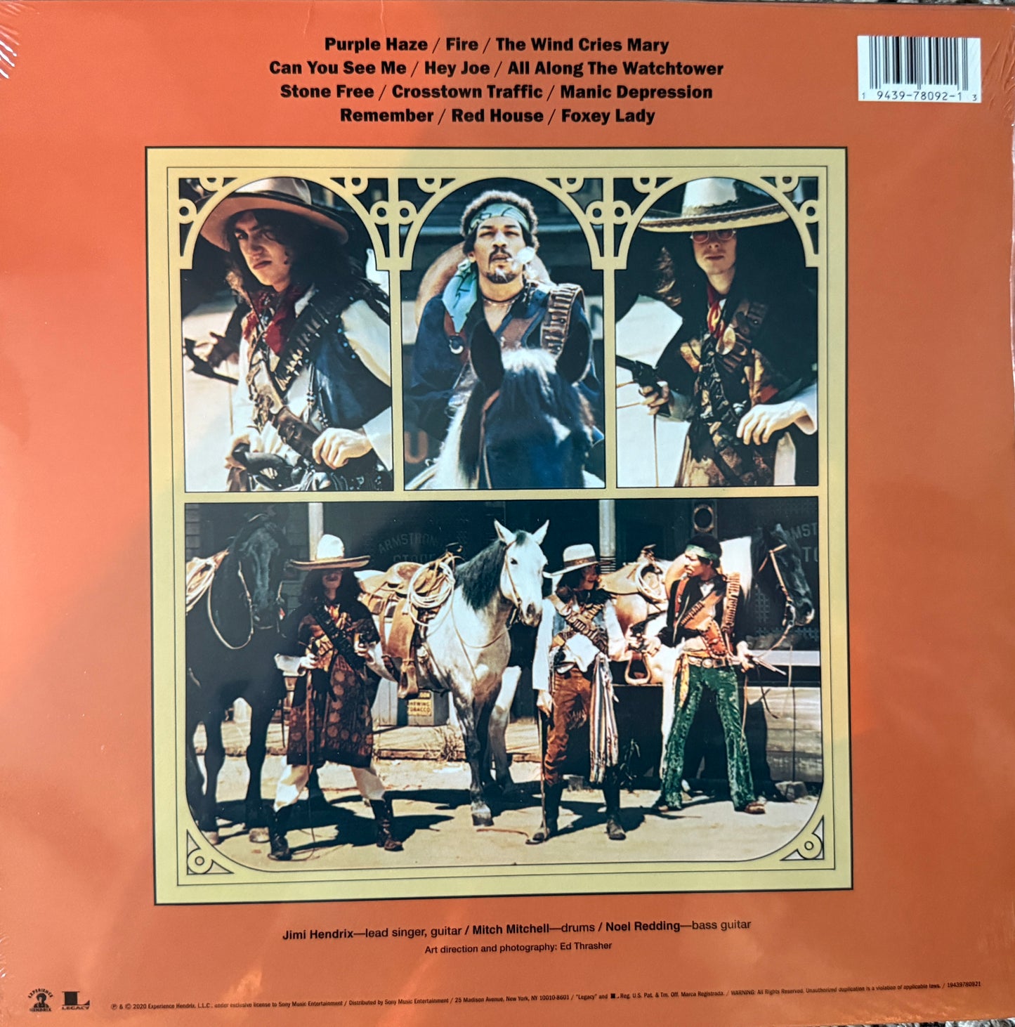 Jimi Hendrix Experience - Smash Hits (Purple Haze Vinyl) Factory Sealed