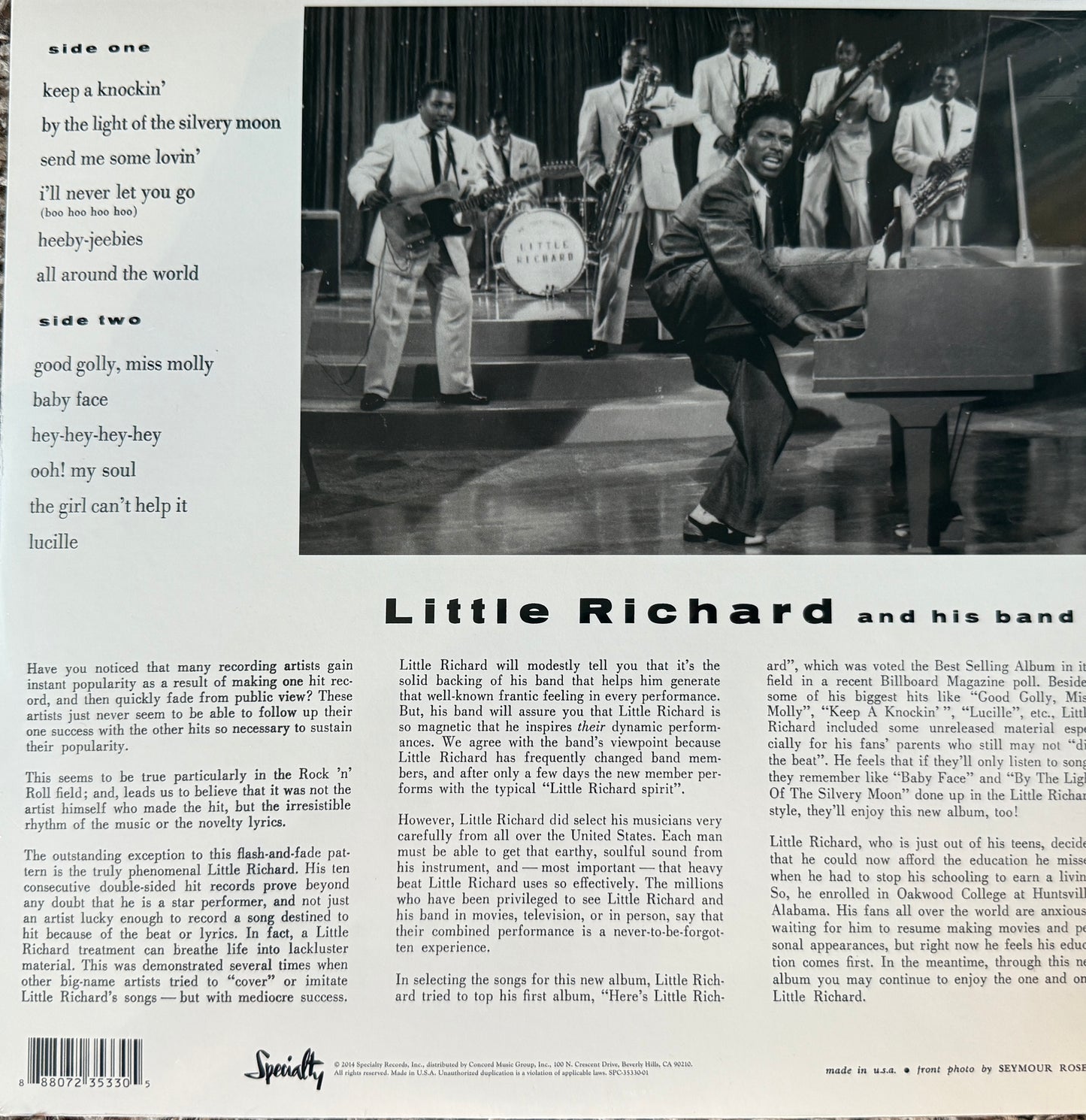 Little Richard - Self Titled (RSD Factory Sealed)