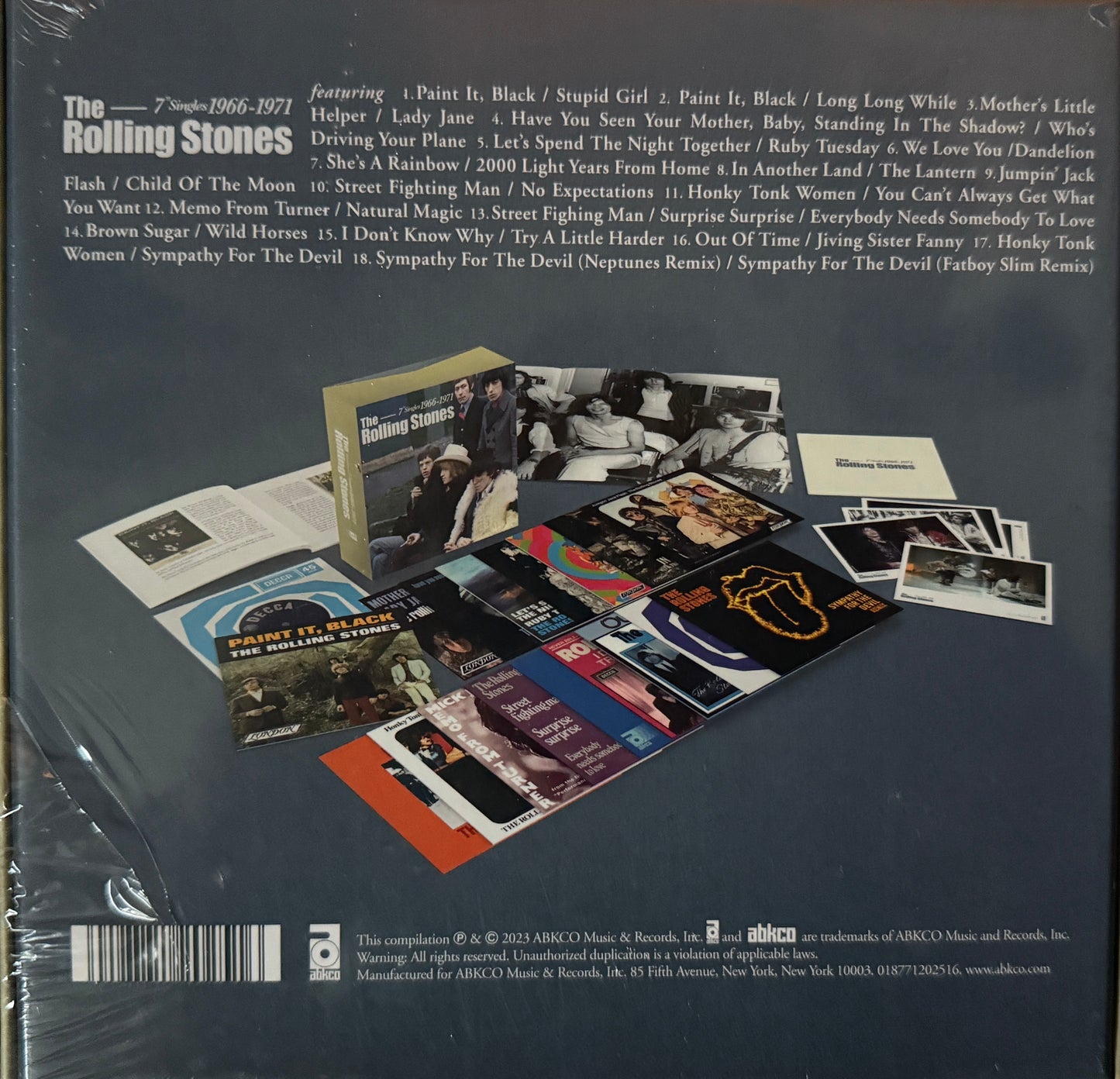 Rolling Stones - The Singles 1966-1971 Box Set (18X7” 45 RPM) Factory Sealed