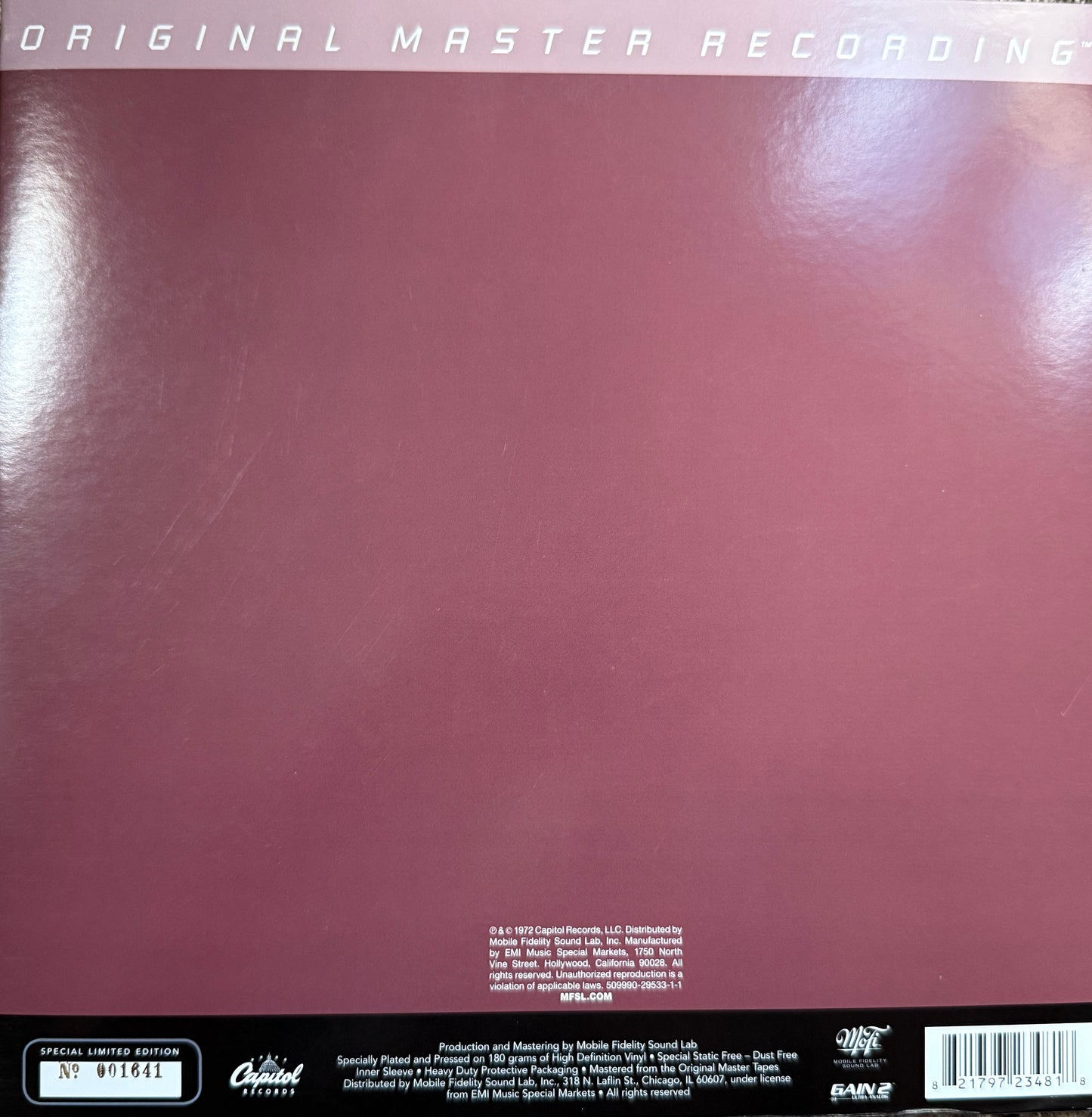 The Band - Rock Of Ages (MFSL 2XLP)