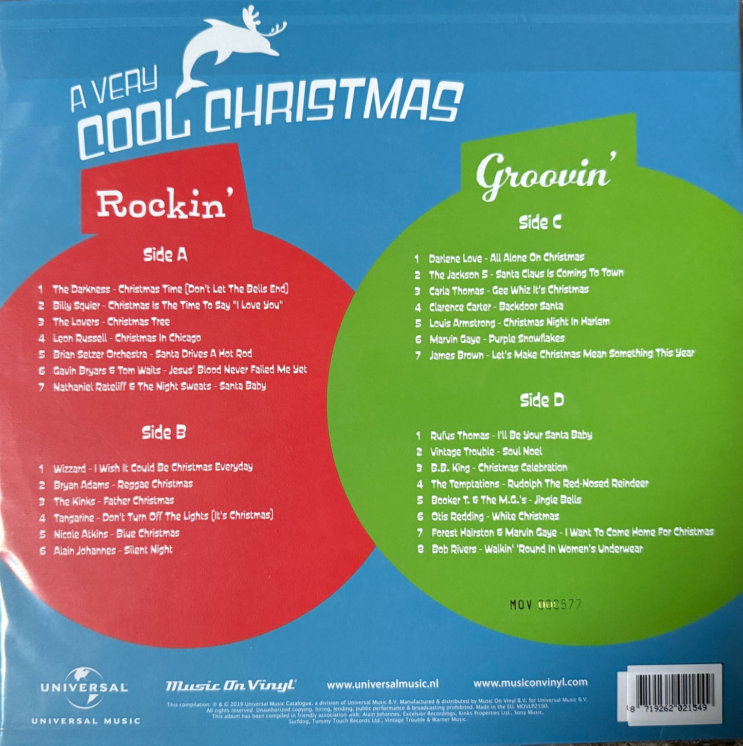 A Very Cool Christmas Compilation (2XLP Magenta Clear Vinyl) 2XLP Factory Sealed