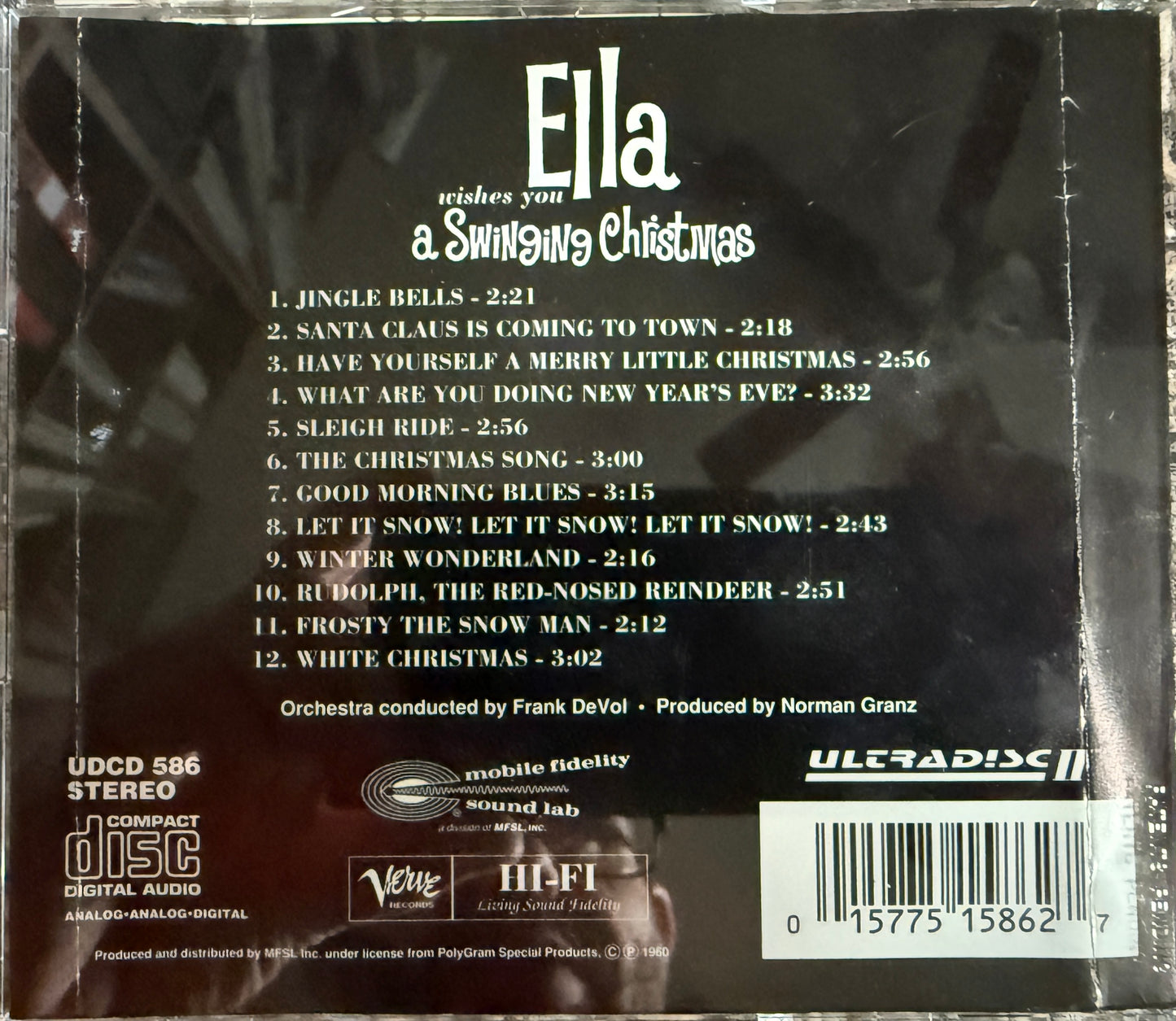 Ella Fitzgerald - Wishes You A Swinging Christmas (Mobile Fidelity 24K Gold CD)