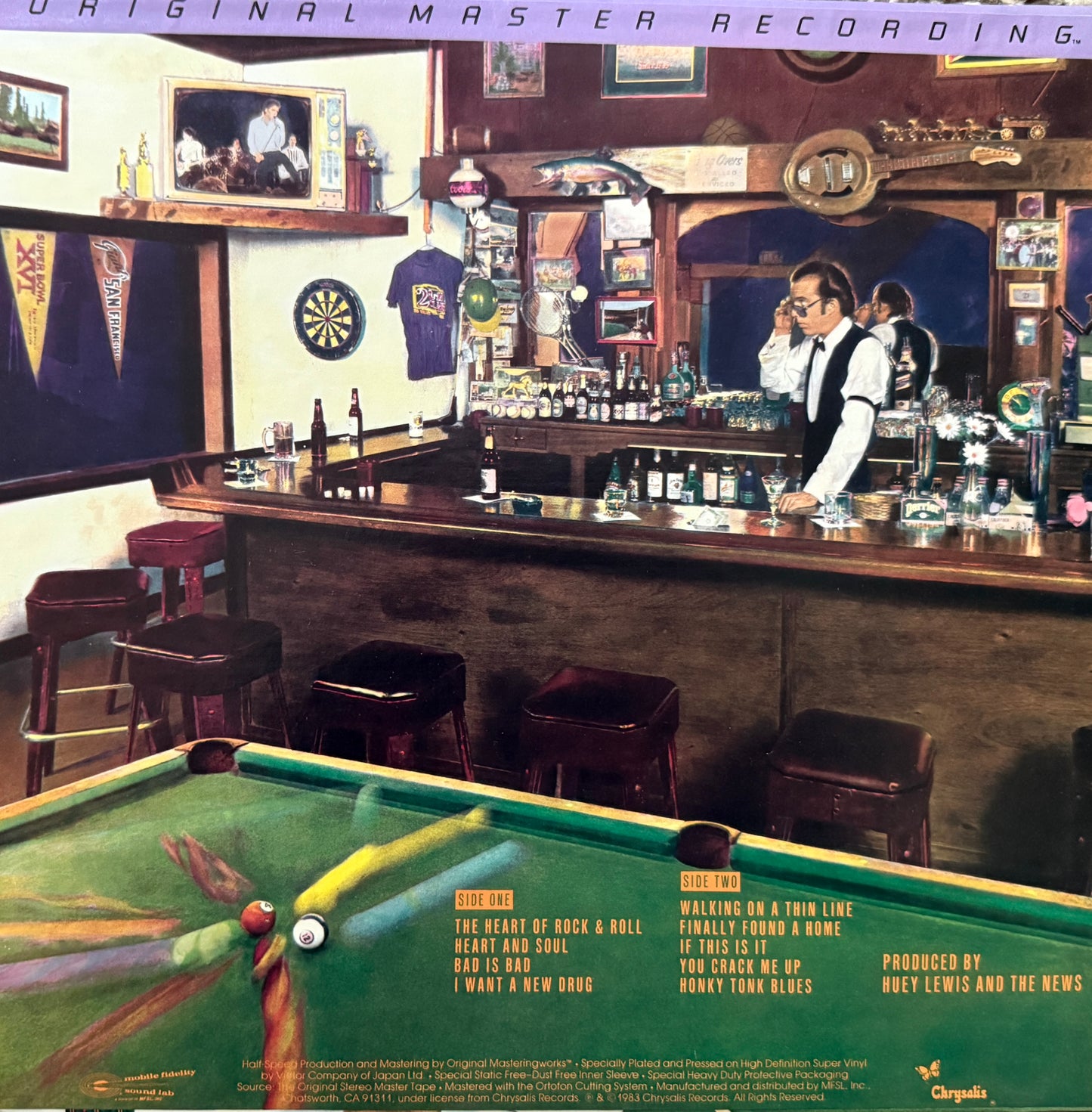 Huey Lewis & The News - Sports (Mobile Fidelity Sound Lab)