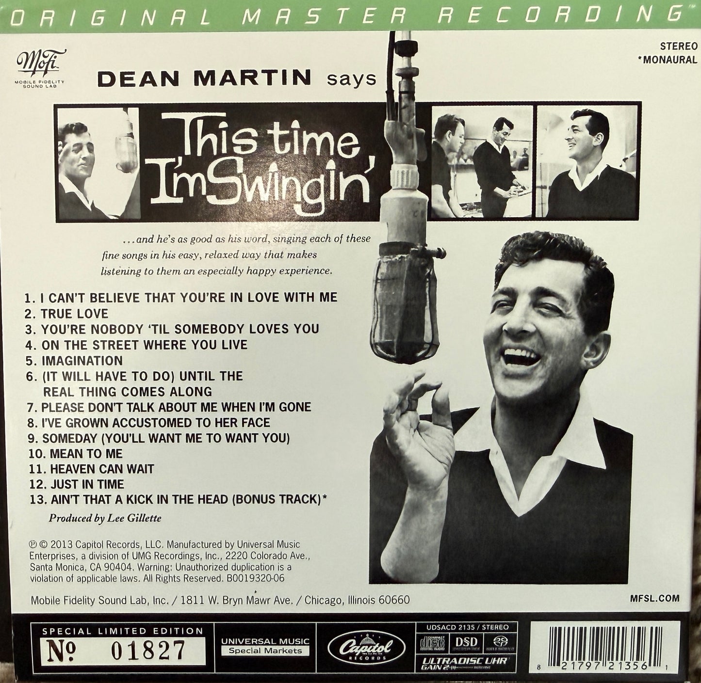 Dean Martin - This Time I’m Swingin’ (Mobile Fidelity SACD)