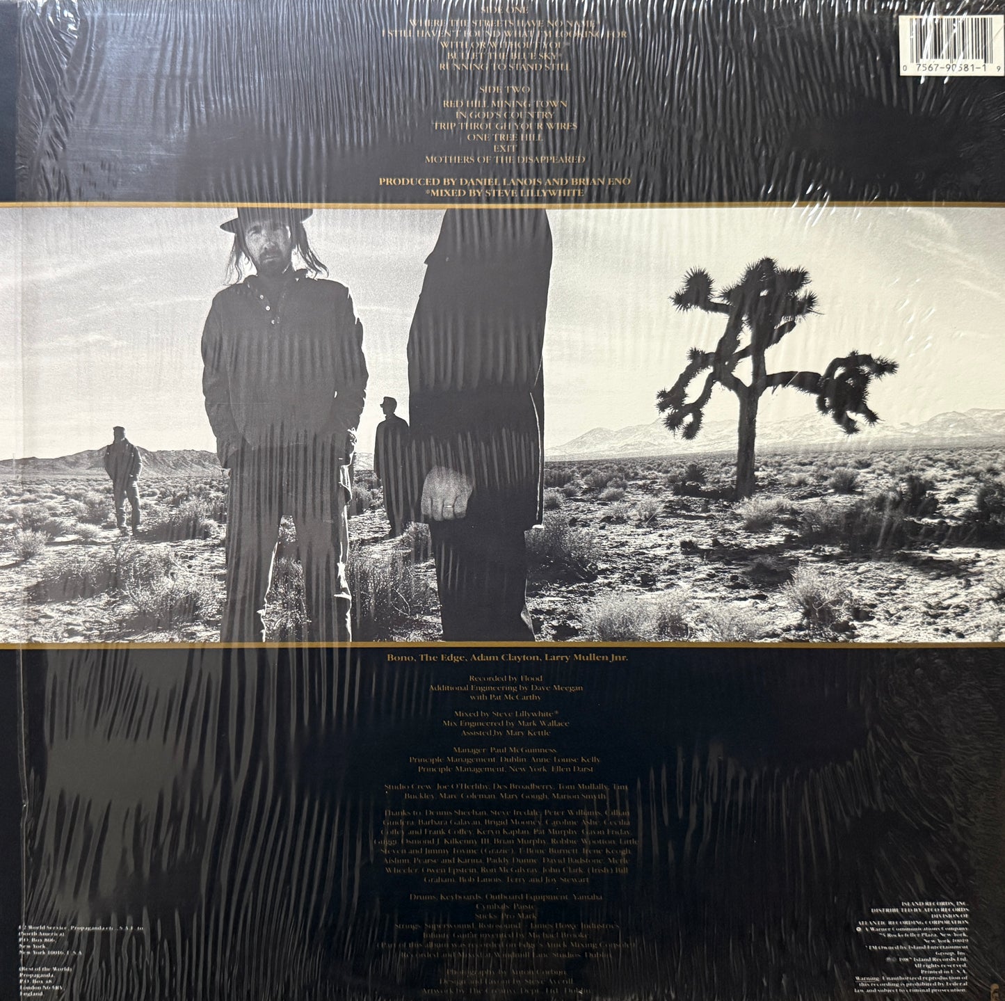 U2 - The Joshua Tree (1987 U.S. Press)