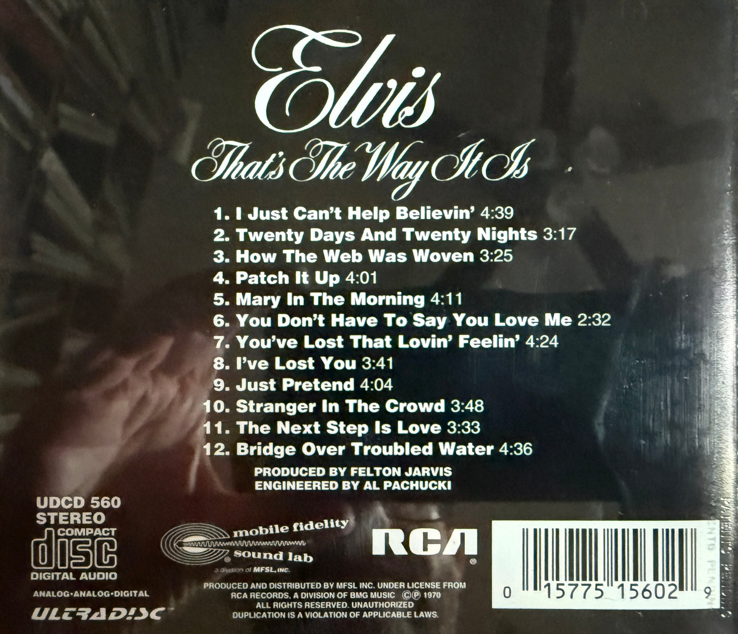 Elvis Presley - That’s The Way It is (Mobile Fidelity 24K Gold CD)