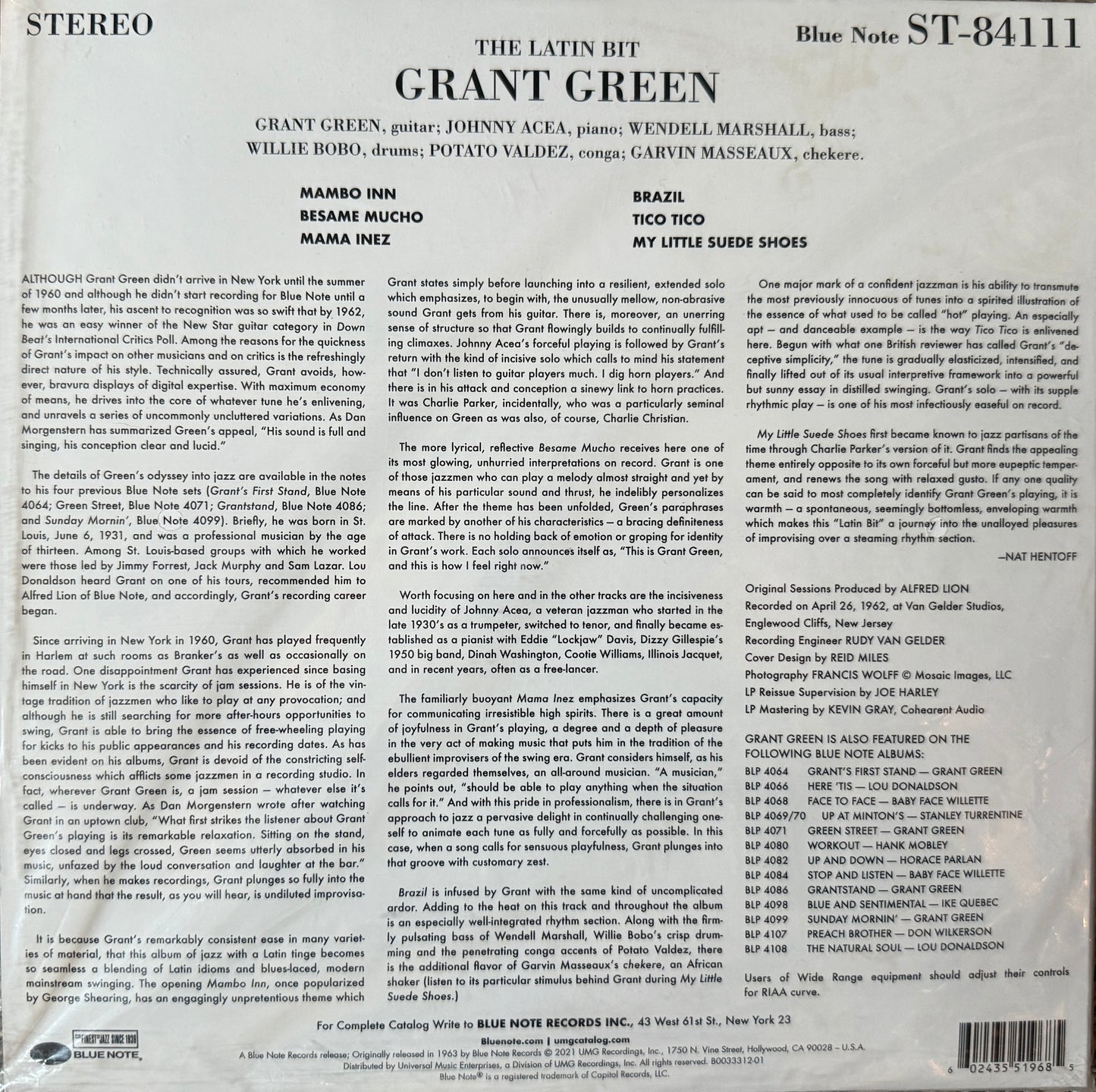 Grant Green - The Latin Bit (Tone Poet)