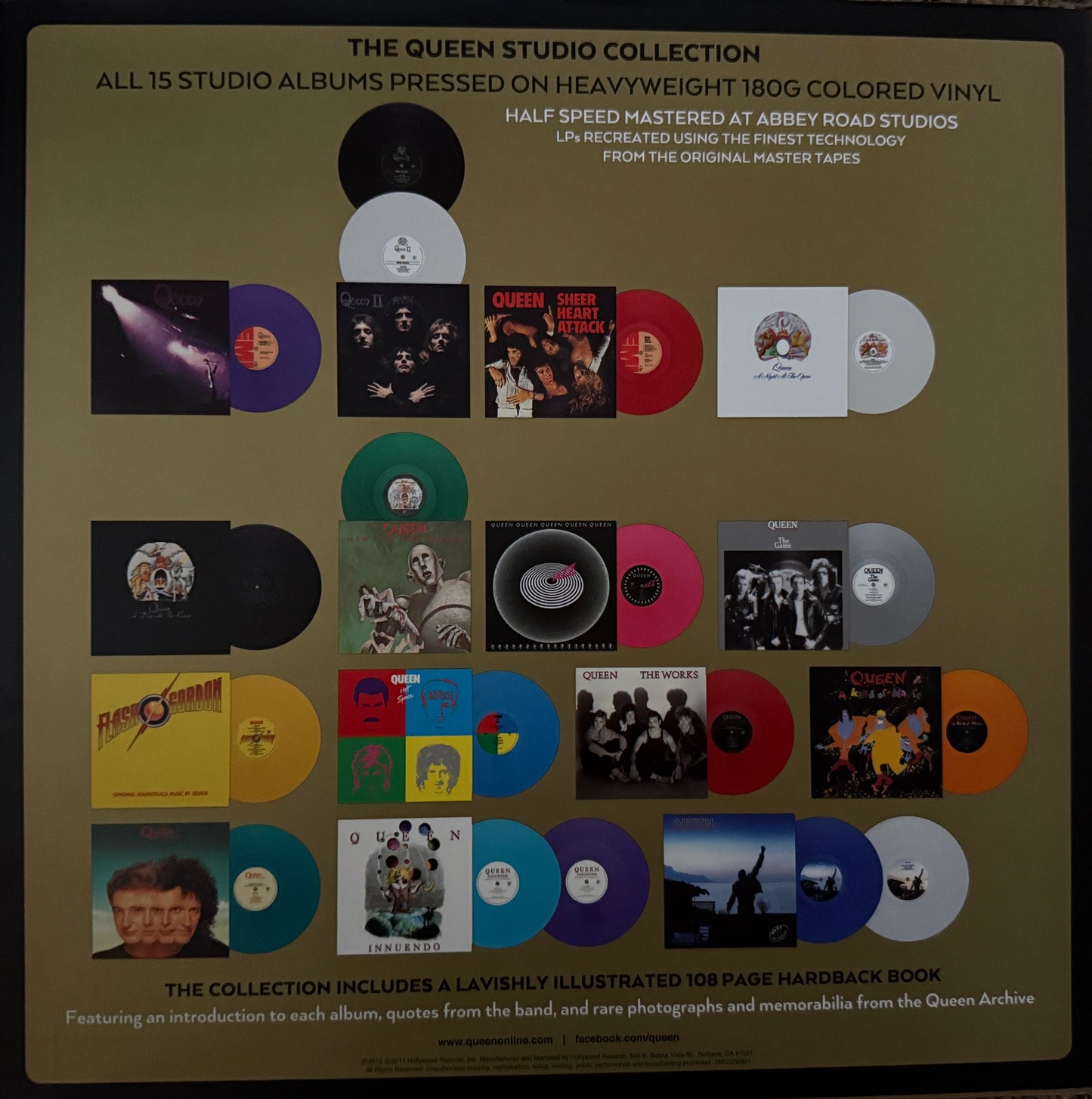 Queen - Studio Collection (18XLP Box Set Colored Vinyl)