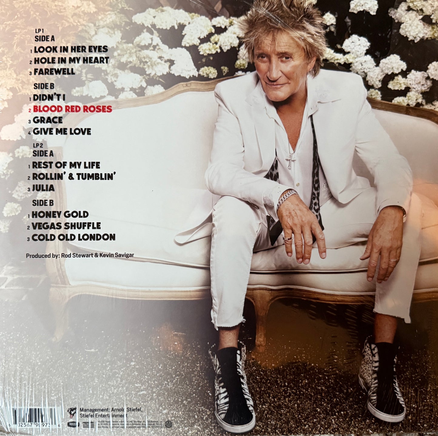 Rod Stewart - Blood Red Roses (Factory Sealed 2XLP)