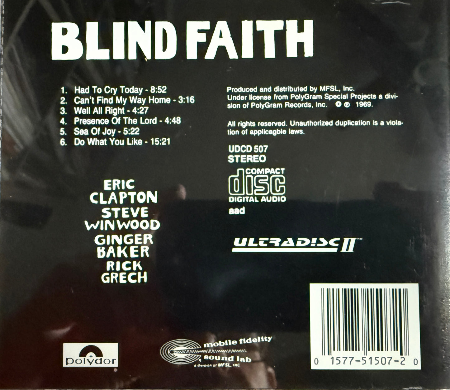 Blind Faith - Self Titled (Mobile Fidelity 24K Gold CD)