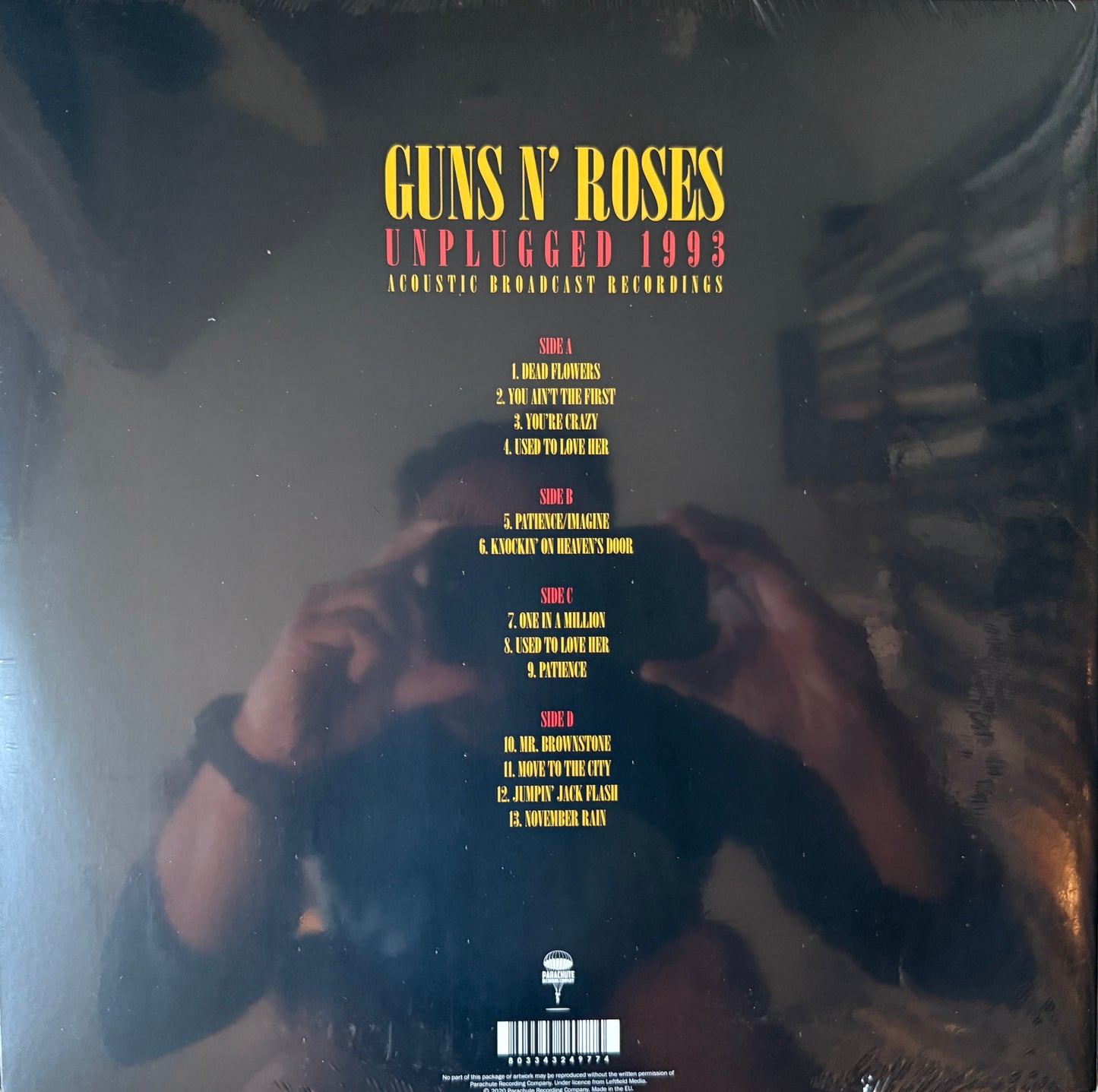 Guns N’ Roses - Unplugged 1993 (Factory Sealed 2XLP)