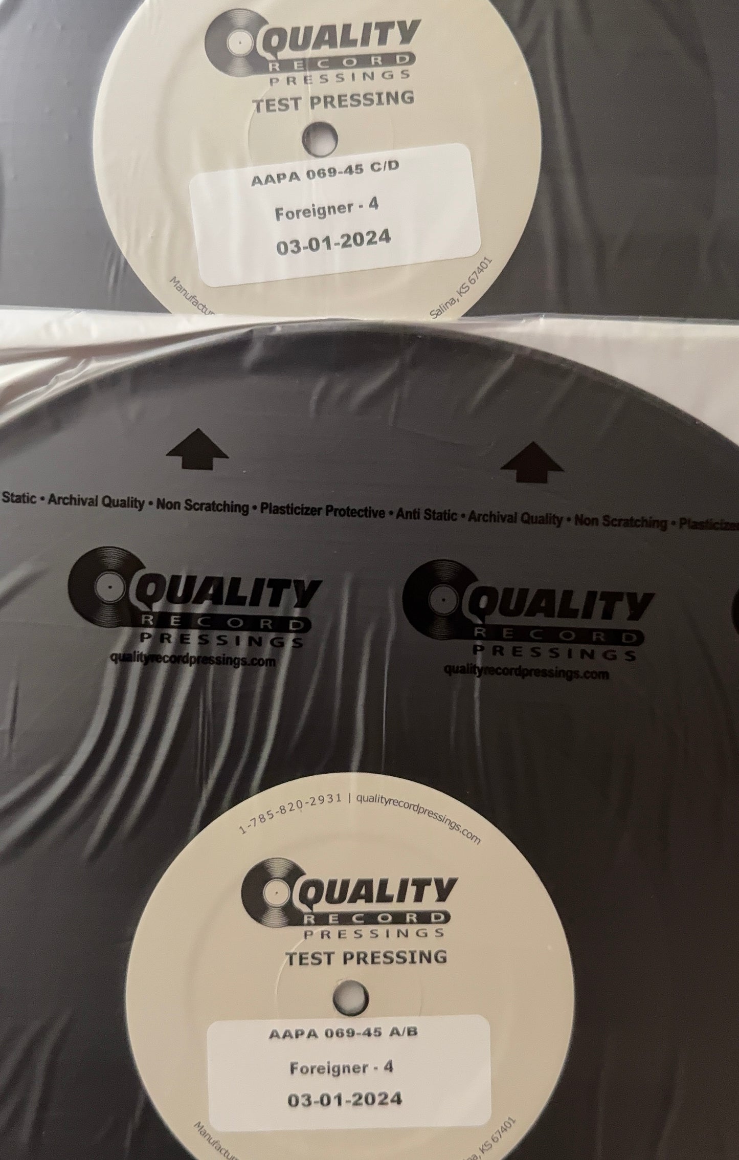 Foreigner - 4 (Analogue Productions 2XLP 45 RPM) QRP Test Pressing