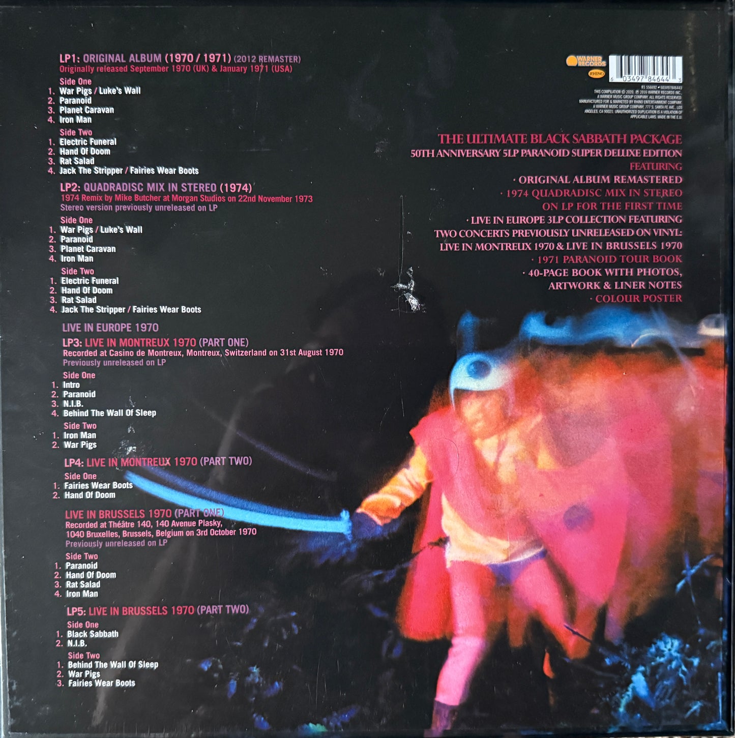 Black Sabbath - Paranoid (Super Deluxe Box Set) 5XLP Factory Sealed