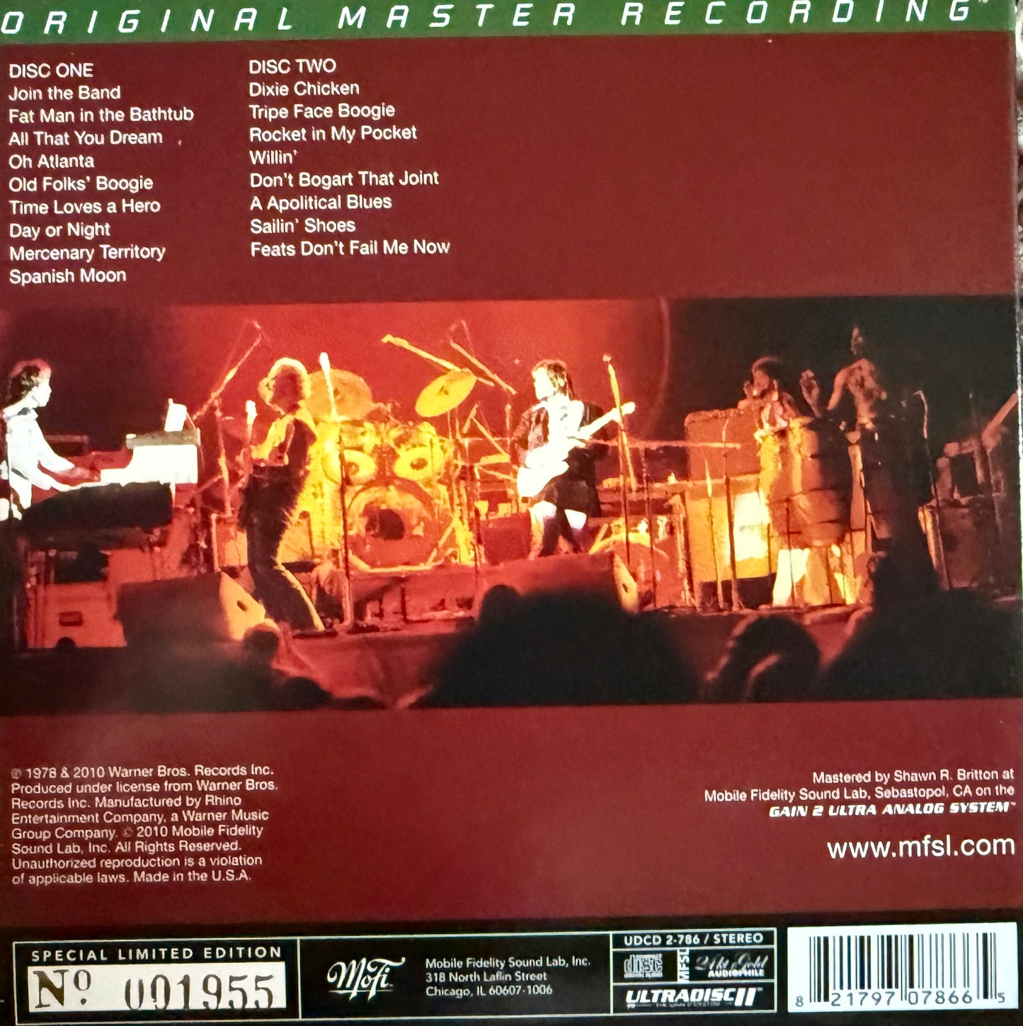 Little Feat - Waiting For Columbus (Mobile Fidelity 24K Gold CD)