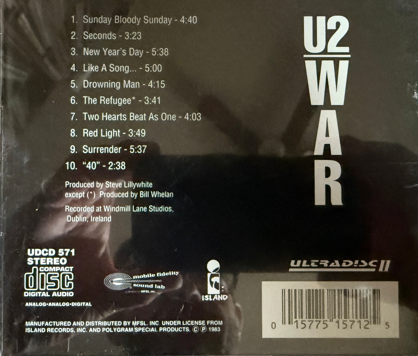 U2 - War (Mobile Fidelity 24K Gold CD)