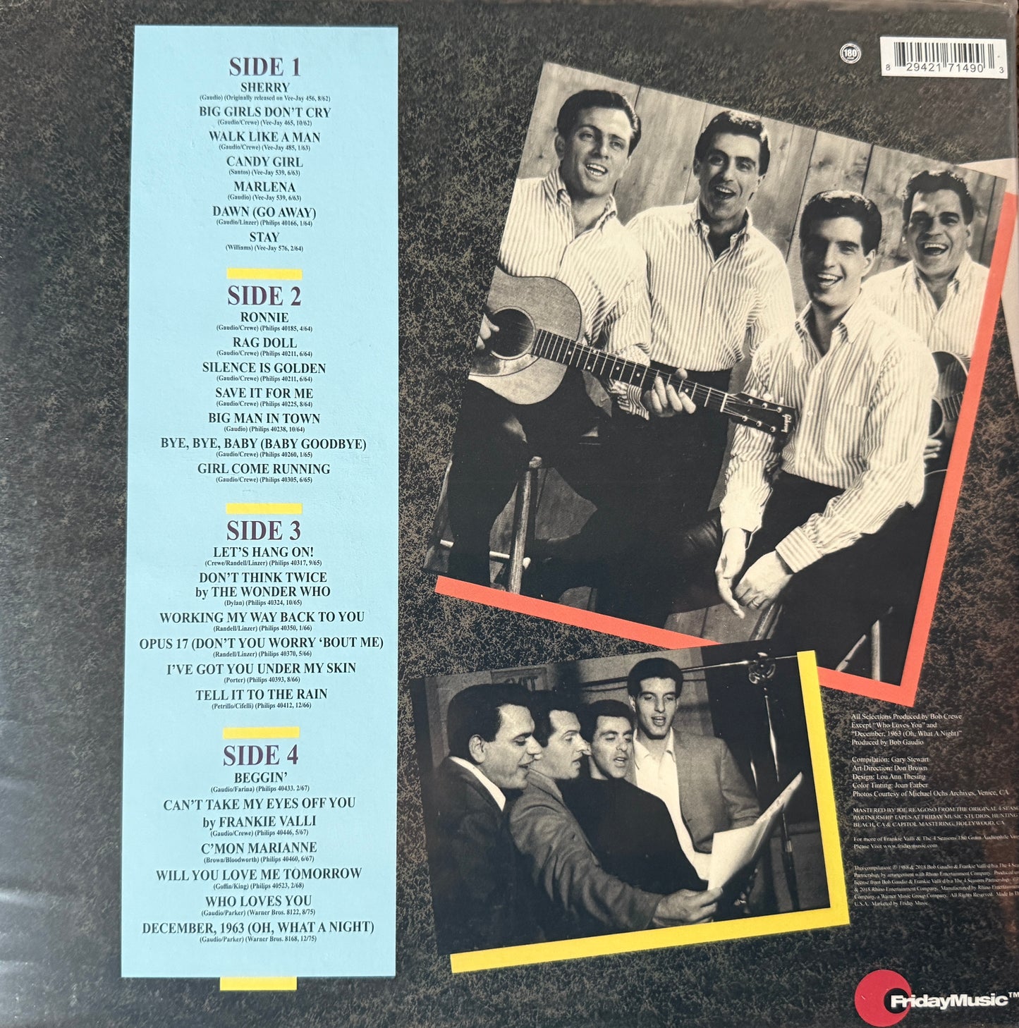 Franki Valli & The Four Season - Anthology (Friday Music 2XLP)