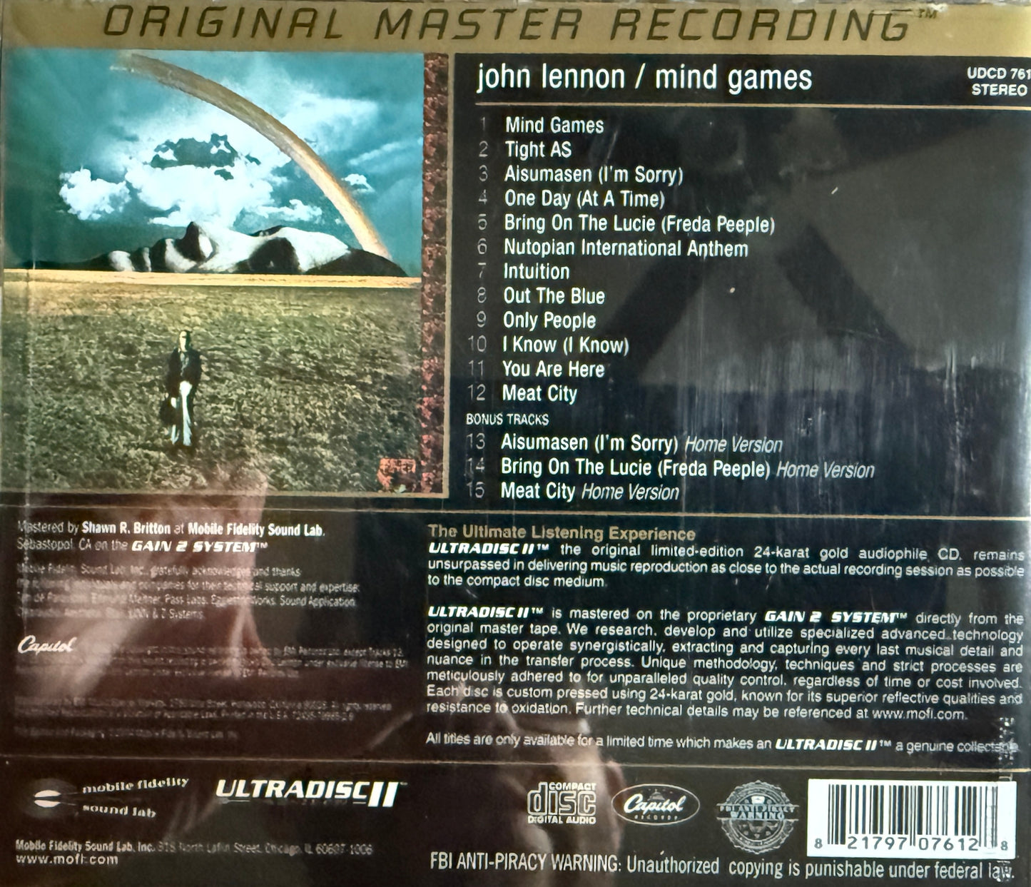 John Lennon - Mind Games (Mobile Fidelity 24K Gold CD)