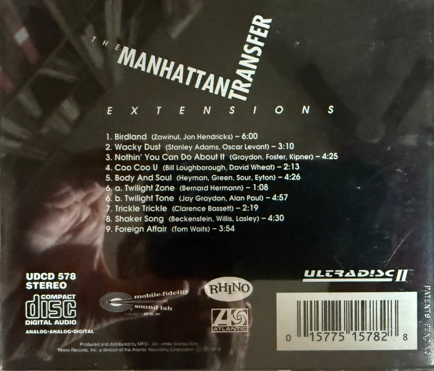 Manhattan Transfer - Extensions (Mobile Fidelity 24K Gold CD)