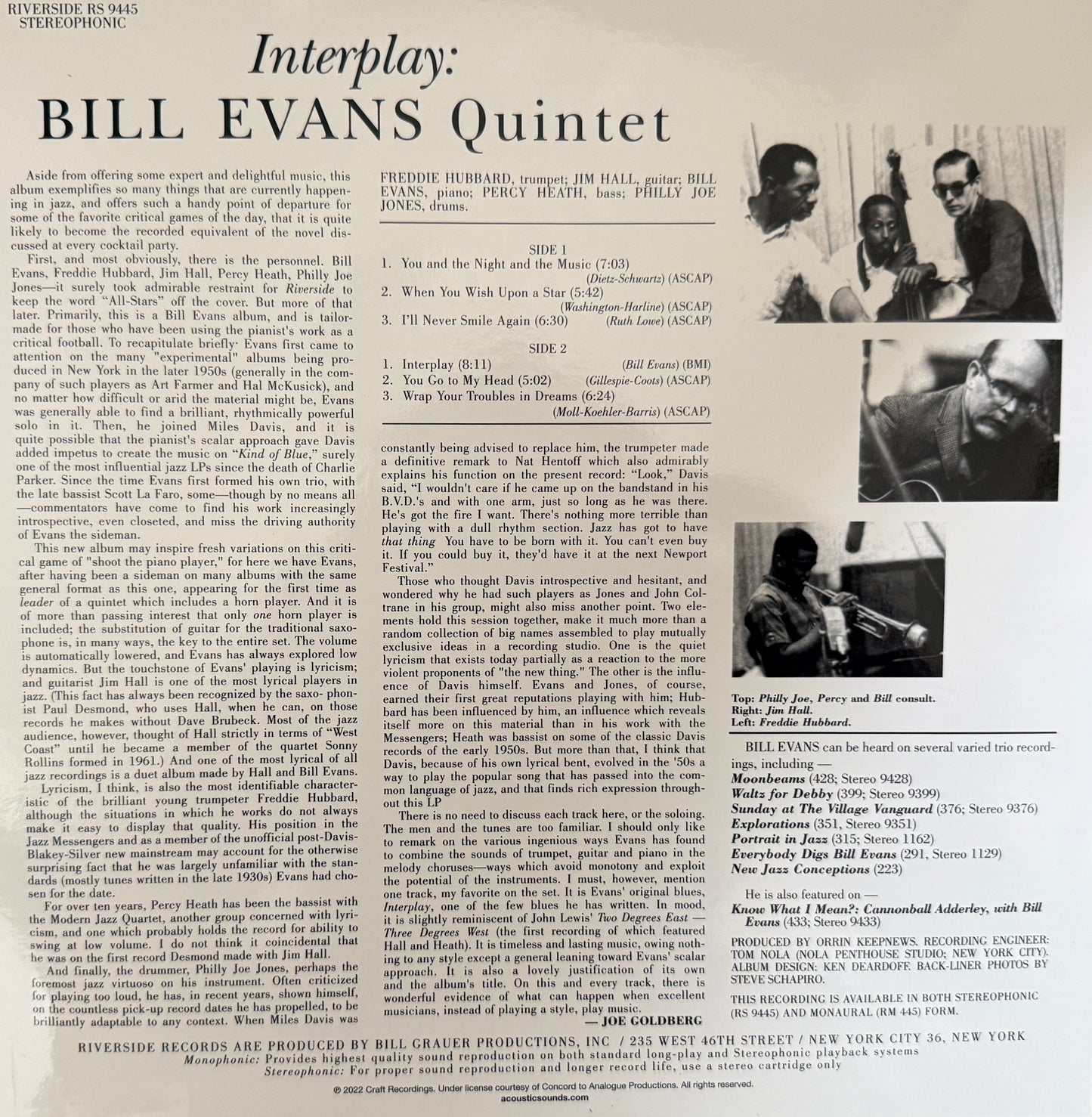 Bill Evans - Interplay (AP 2XLP)