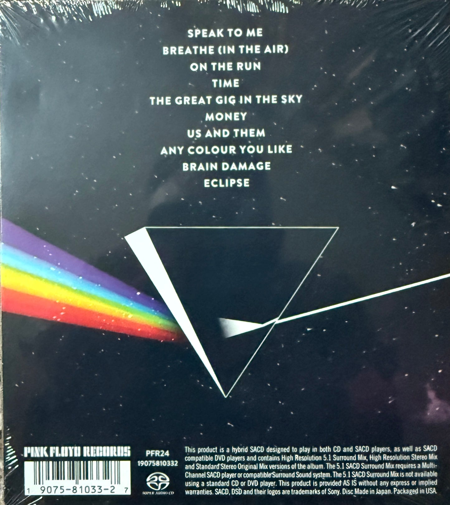 Pink Floyd - The Dark Side Of The Moon (Hybrid Multichannel SACD) Sealed