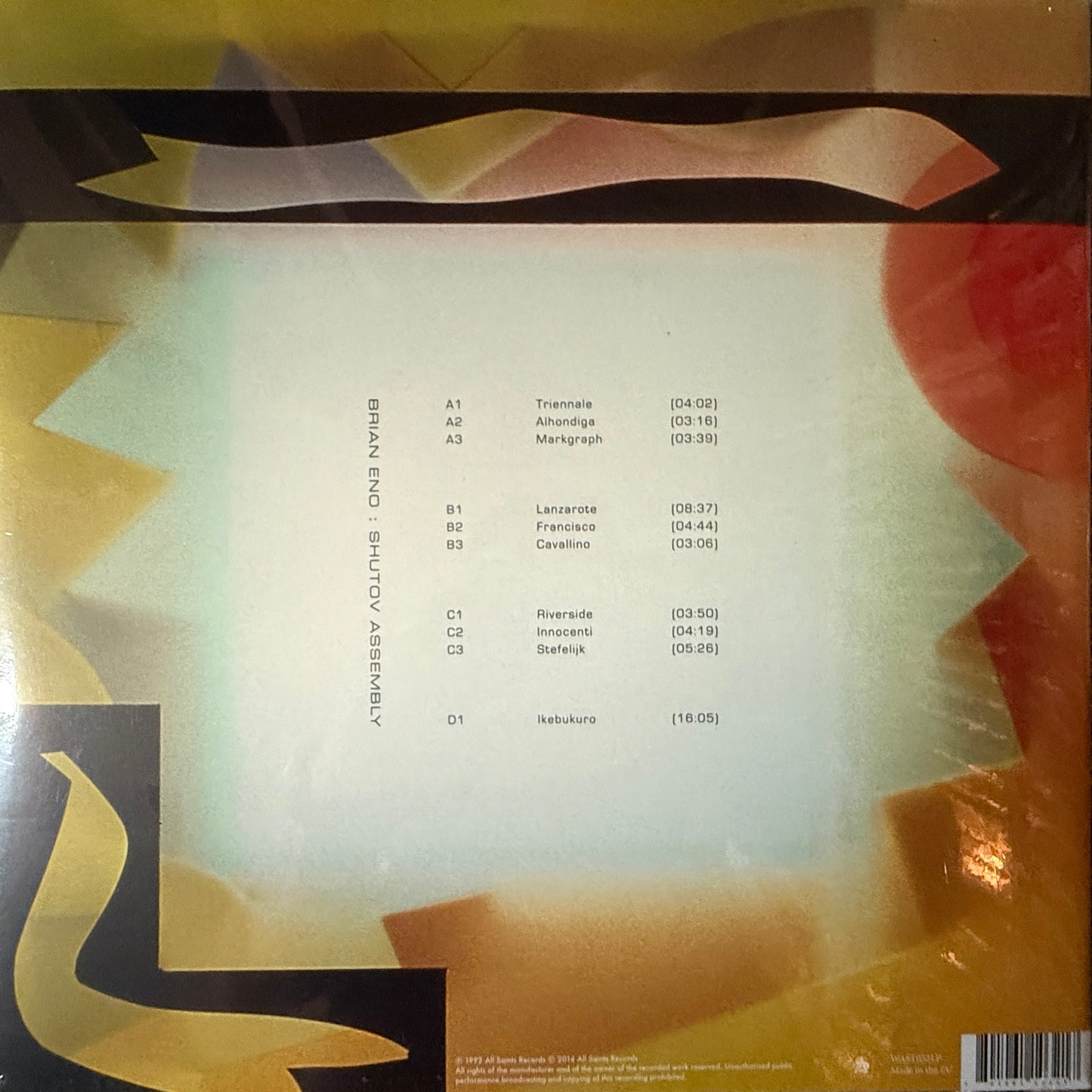 Brian Eno - The Shutov Assembly (Factory Sealed)
