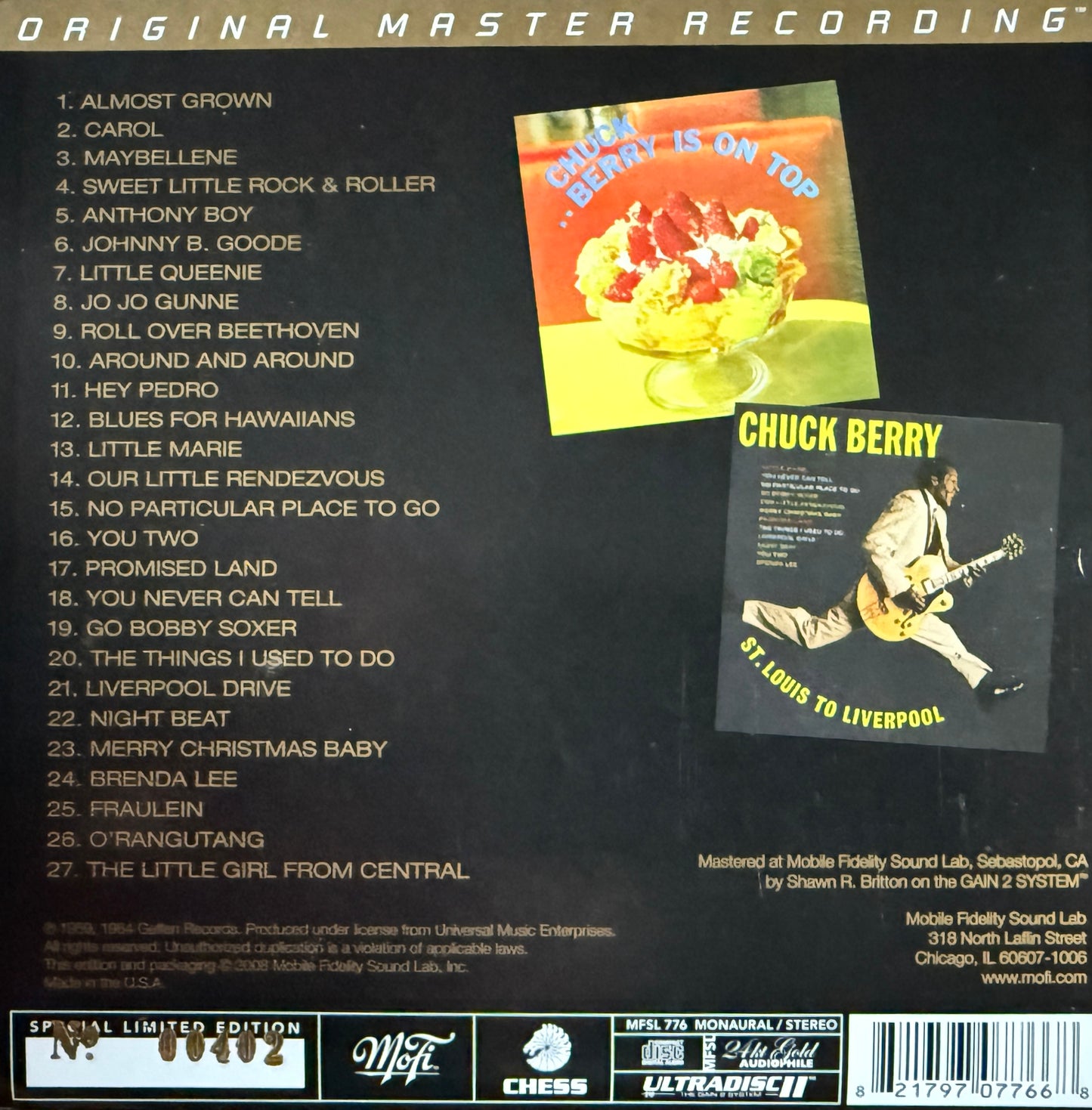 Chuck Berry - St. Louis To Liverpool (Mobile Fidelity 24K Gold CD)