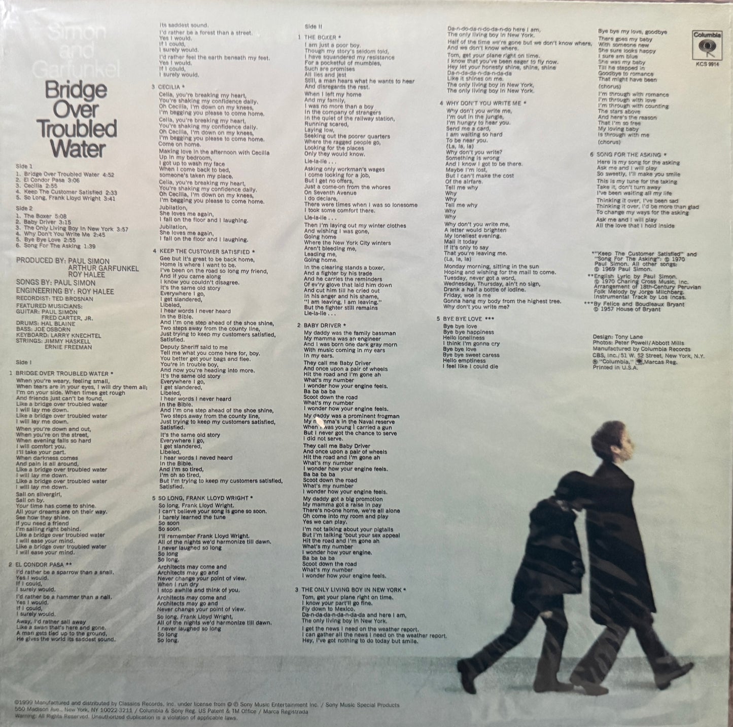 Simon & Garfunkel - Bridge Over Troubled Water (Classic Records) Factory Sealed