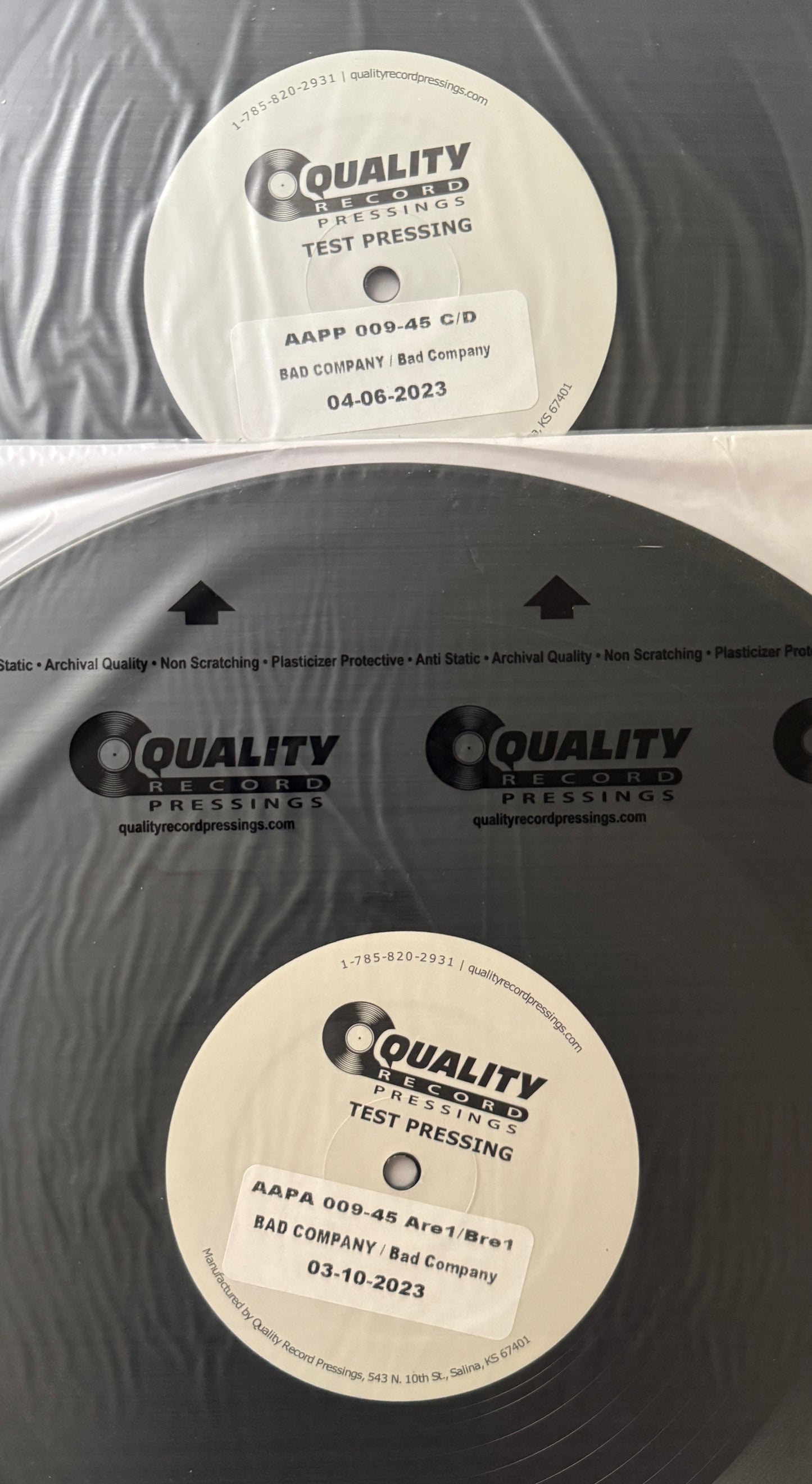 Bad Company - Bad Company (Analogue Productions 2XLP 45 RPM) QRP Test Pressing