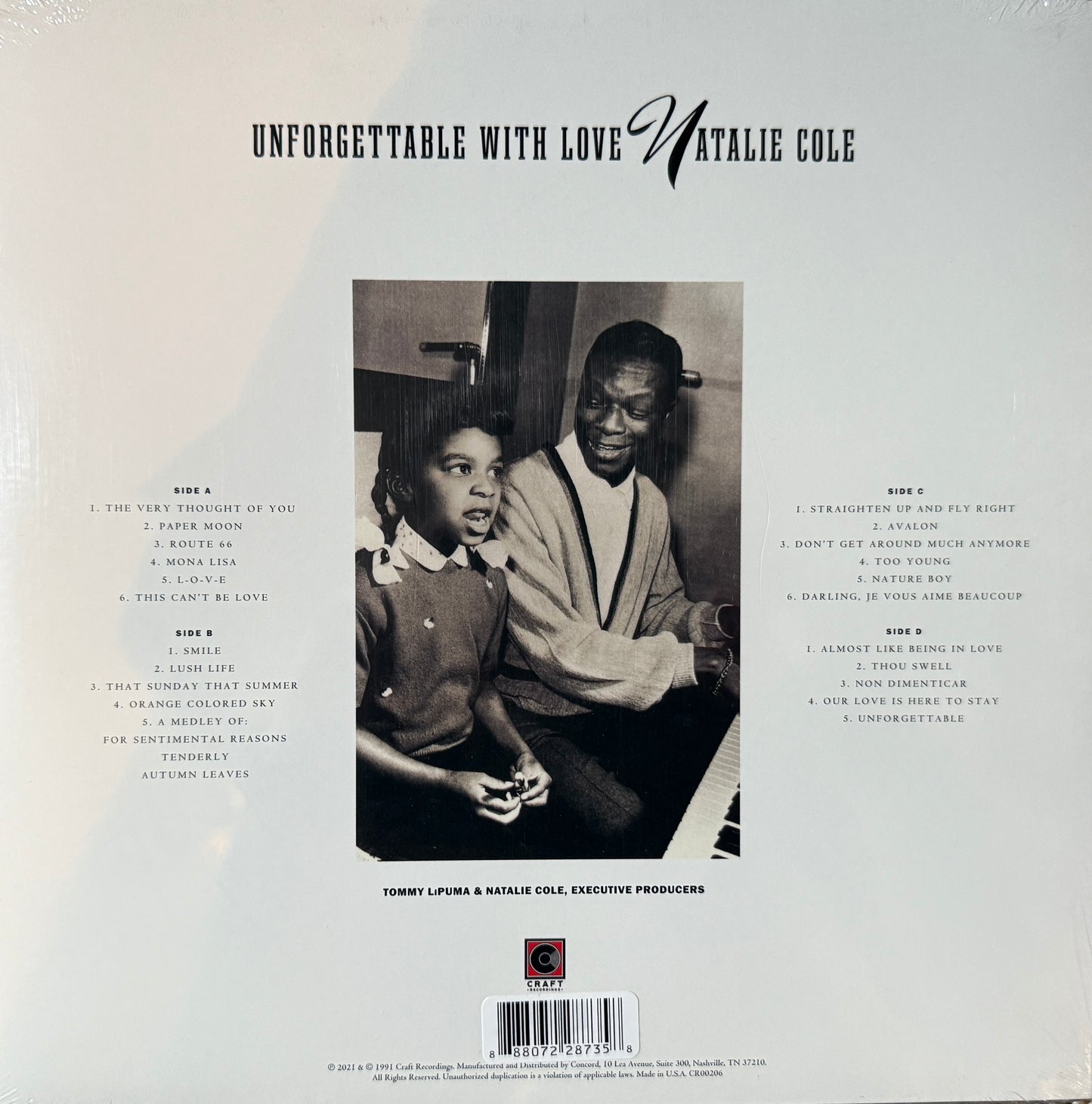 Natalie Cole - Unforgettable (2XLP) Factory Sealed