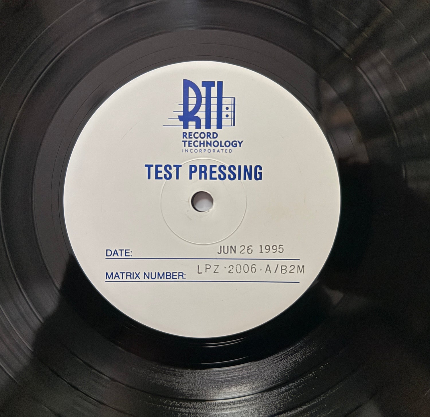 Test Pressings