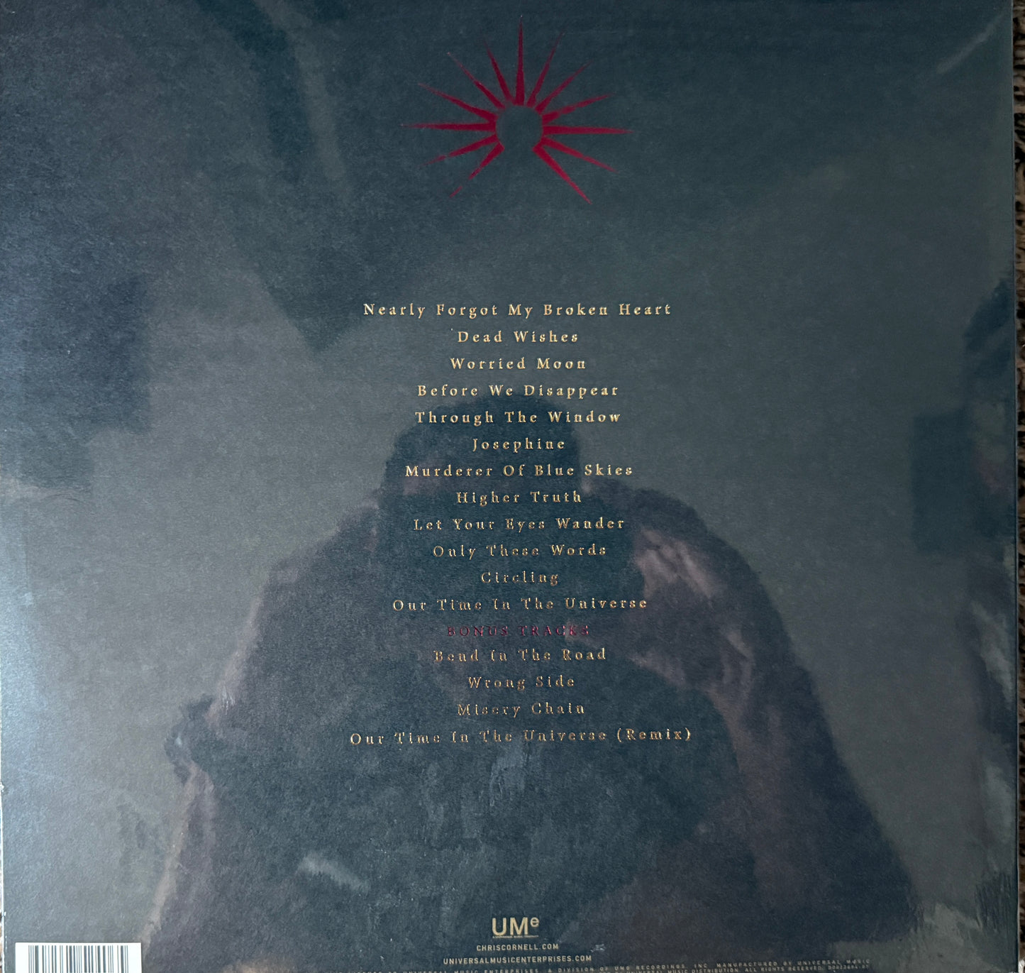 Chris Cornell - Higher Truth (2015 U.S. Press) 2XLP Sealed