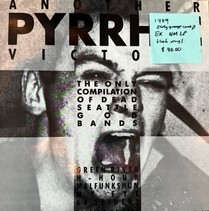 Another Pyrrhic Victory - Grunge Comp (1989 Press CZ Records) Black Vinyl